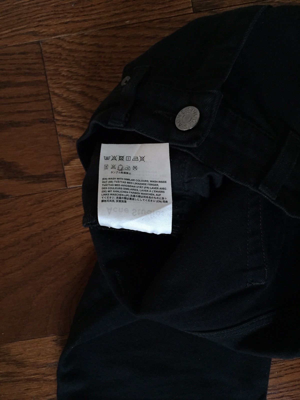 Acne Studios *FINAL DROP* Acne Black Thin Stay Cash Denim Size US 30 / EU 46 - 15 Thumbnail