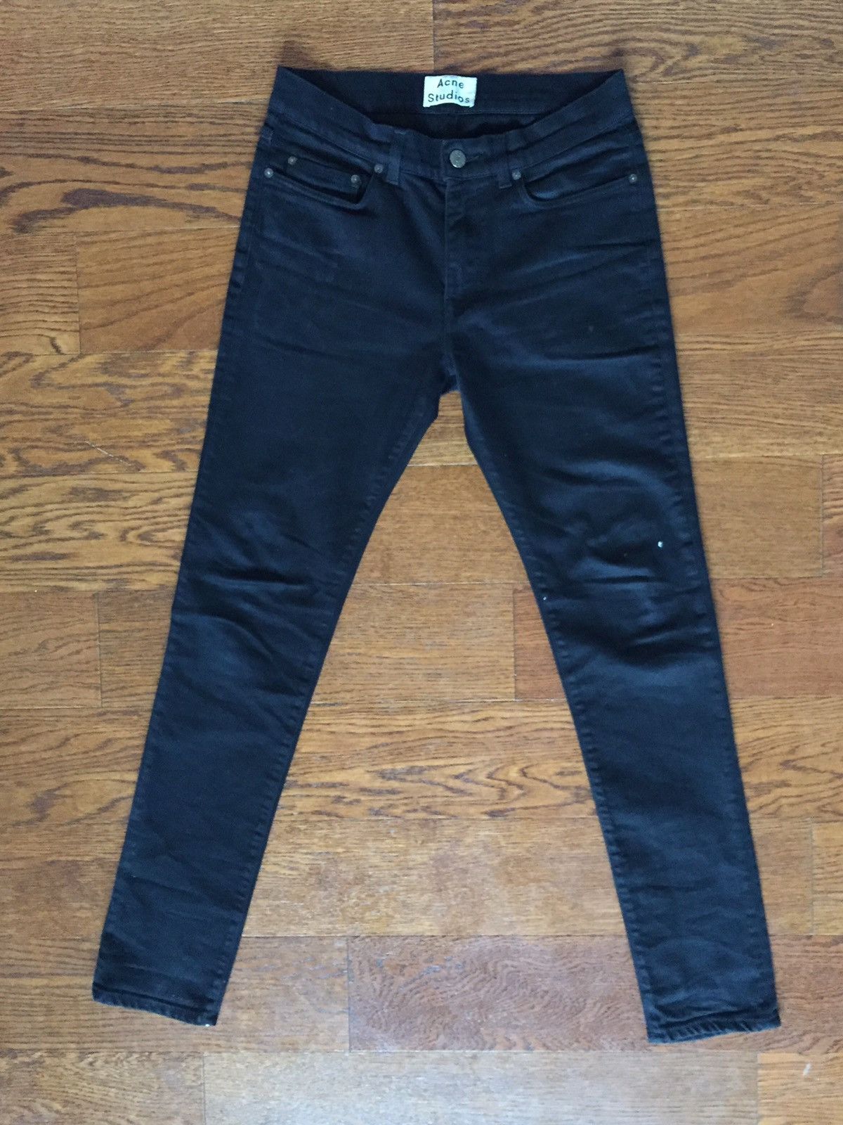Acne Studios *FINAL DROP* Acne Black Thin Stay Cash Denim Size US 30 / EU 46 - 2 Thumbnail