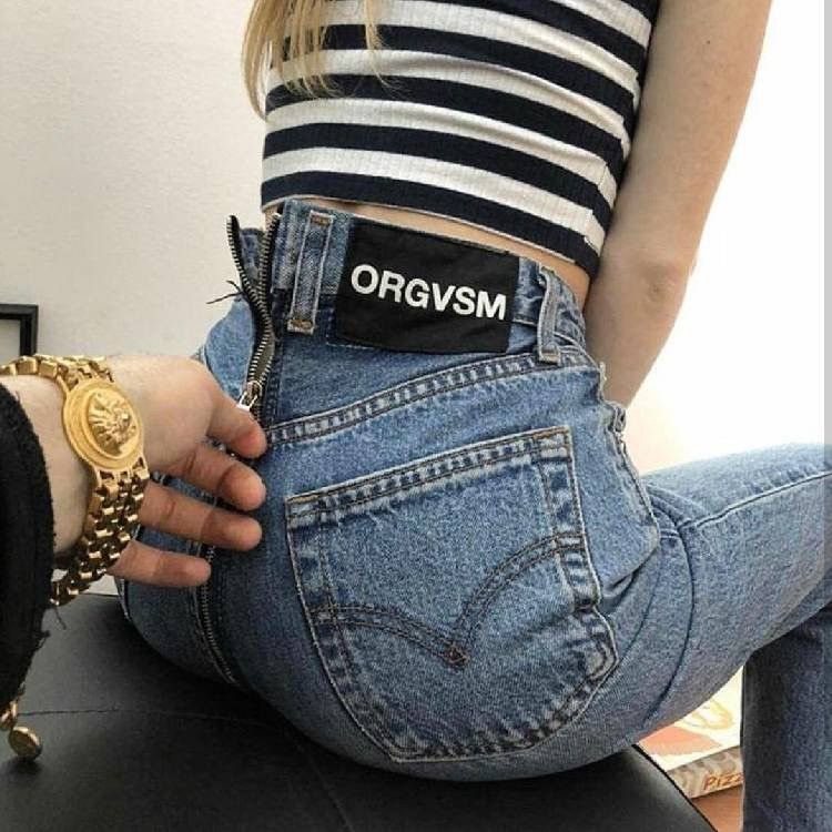 Retro Zip Jeans Classic