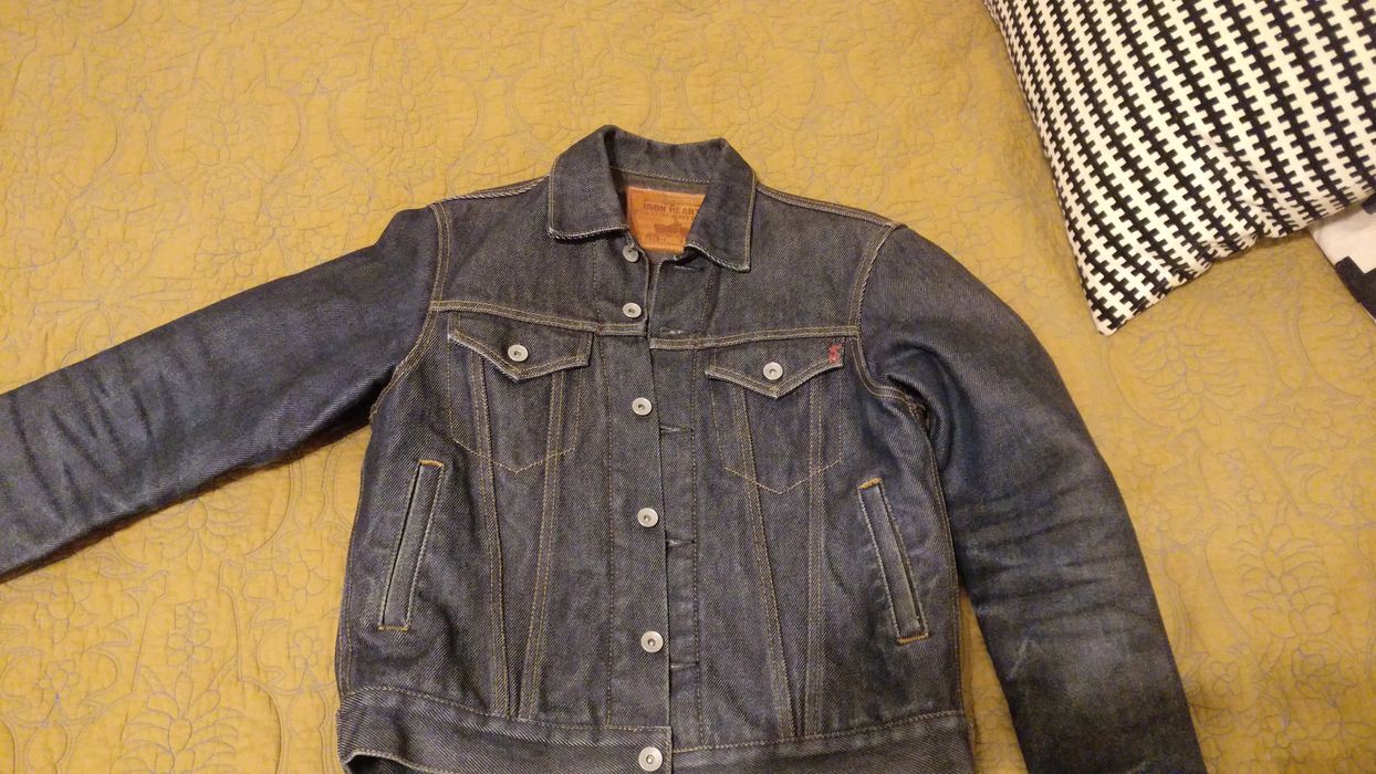 Iron Heart Type 3 wool lined denim jacket IH 7526-j Size US M / EU 48-50 / 2 - 1 Preview
