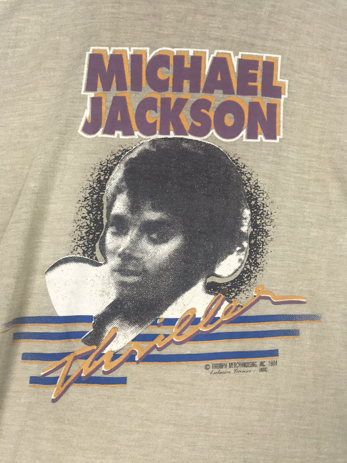 Band Tees Vintage Michael Jackson 1984 thriller Size US S / EU 44-46 / 1 - 2 Thumbnail