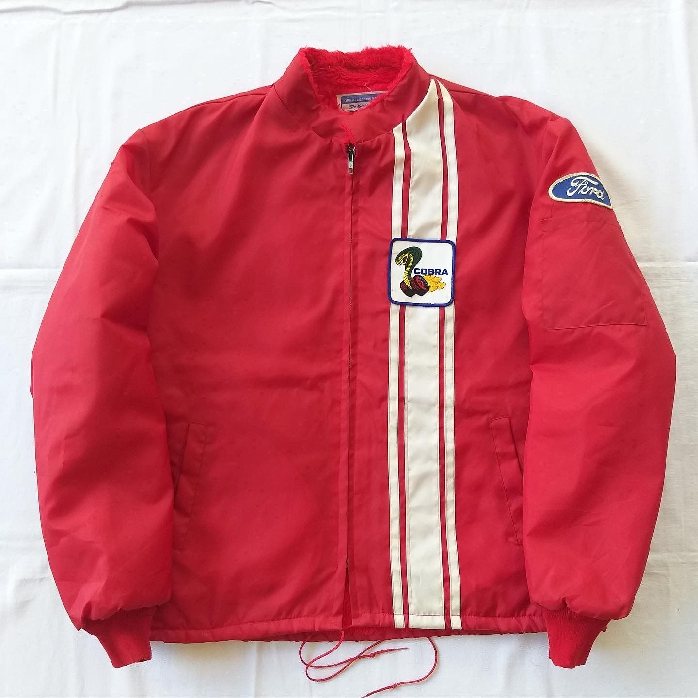 Ford × Vintage Vintage Ford Cobra 70s Racing Jacket Red | Grailed