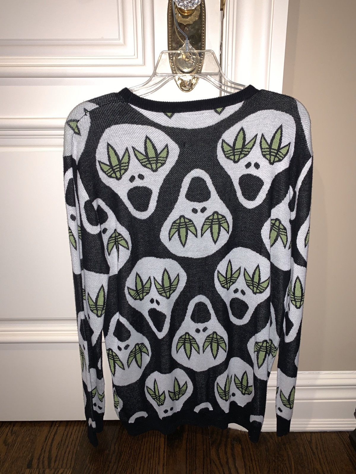 Adidas Jeremy authentic Scott Skull Sweater Rare XS