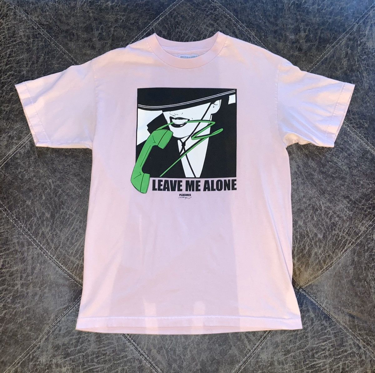 Pleasures Pleasures Now Telephone Leave Me Alone Tee Patrick Nagel Size US M / EU 48-50 / 2 - 1 Thumbnail