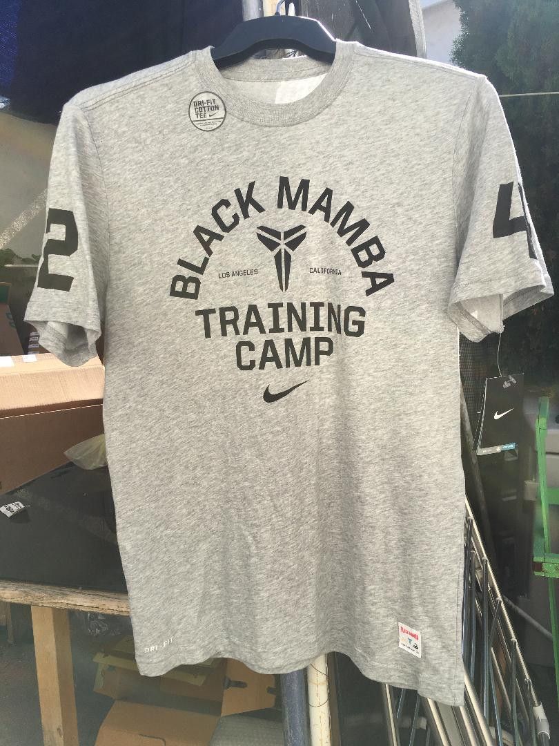 Black mamba training store camp t shirt