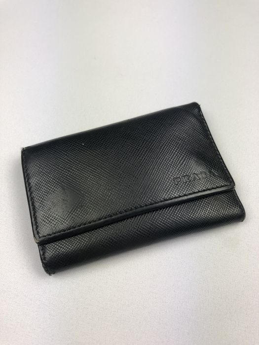 Prada Prada milano black leather key holder | Grailed