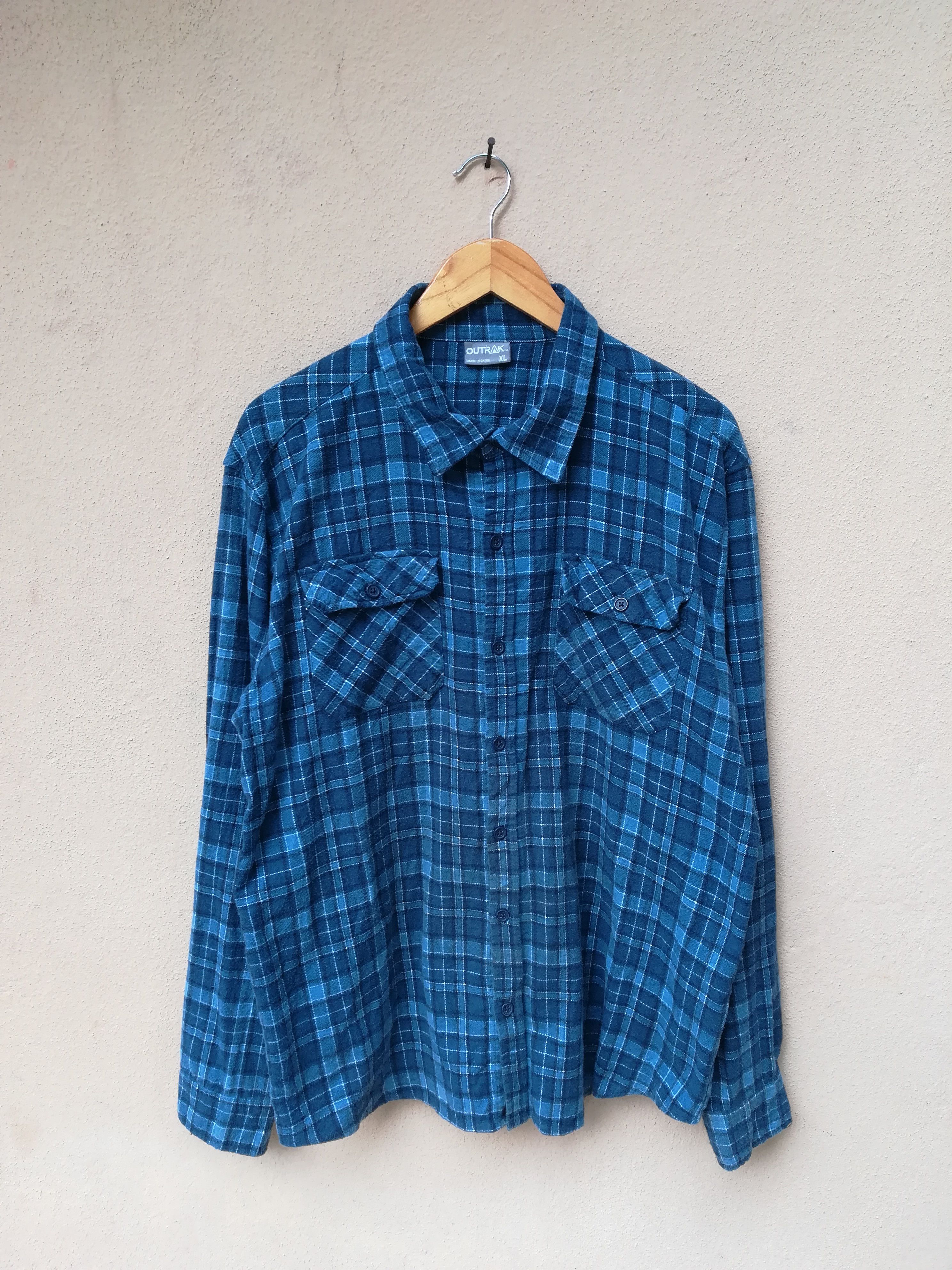 Designer × Flannel Outrak Double Pocket Flannel Size US XL / EU 56 / 4 - 1 Thumbnail