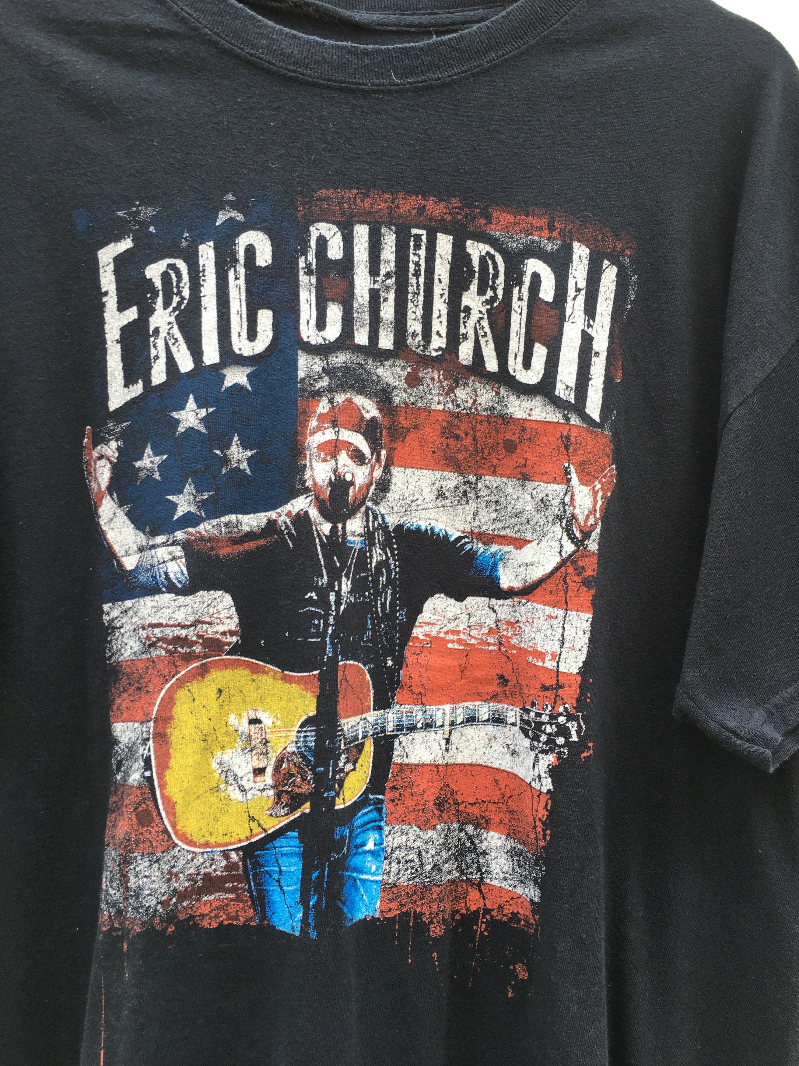 Band Tees Eric Church 2012 Blood Sweat and Beers Tour T-Shirt Size US L / EU 52-54 / 3 - 4 Thumbnail