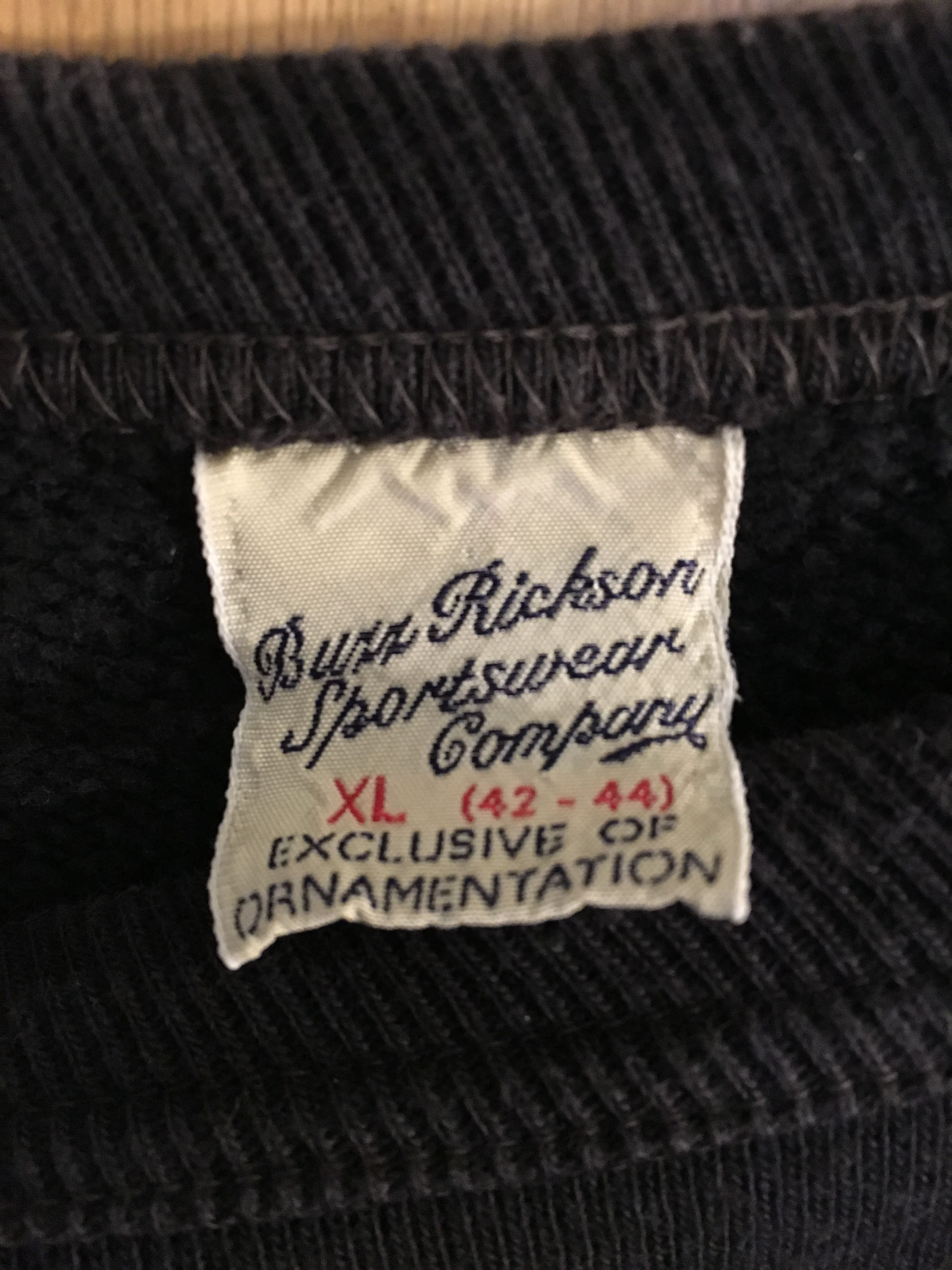 Buzz Rickson's Loopback Crew Sweatshirt In Dark Grey FINAL DROP Size US XL / EU 56 / 4 - 3 Thumbnail