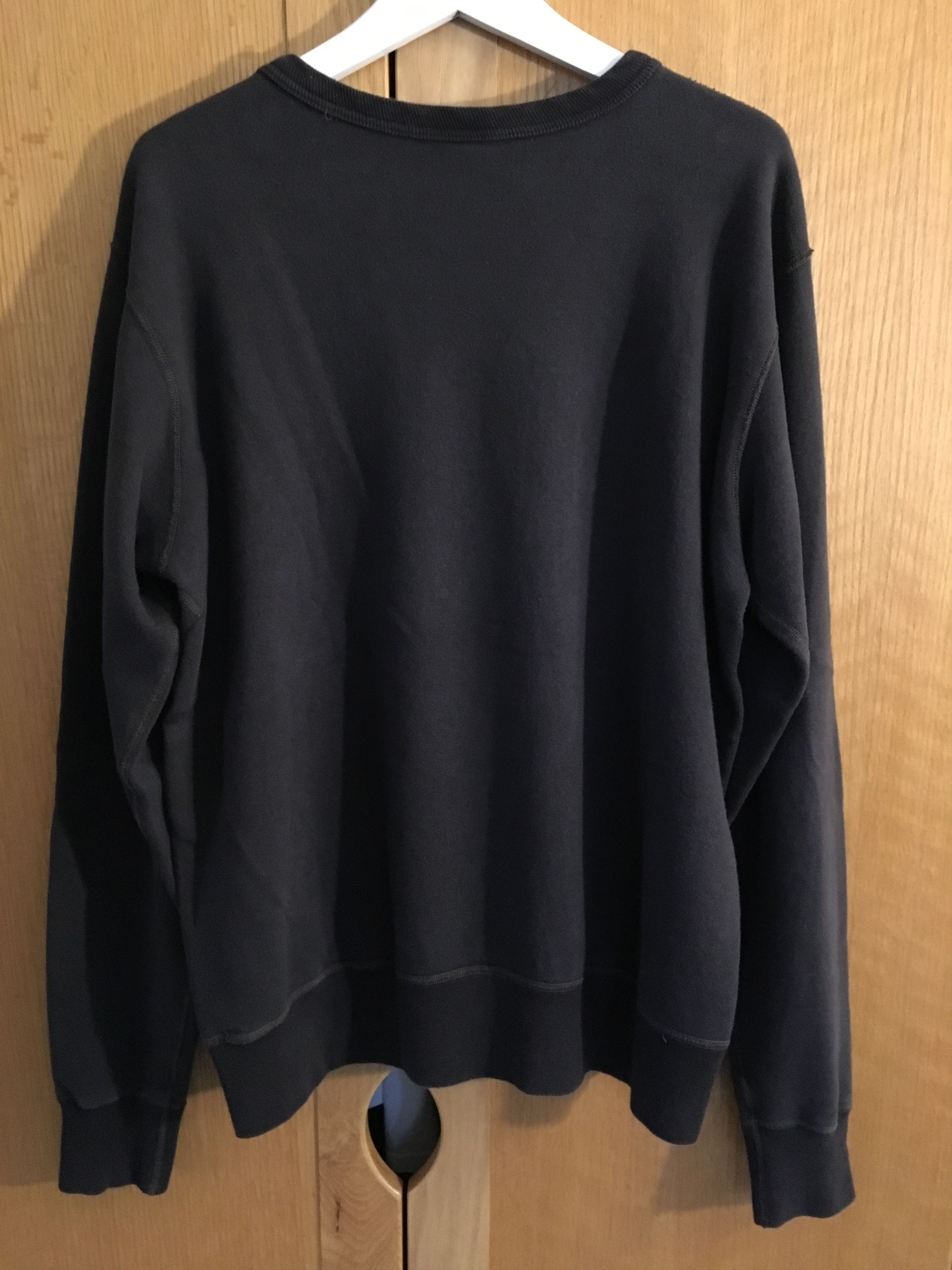 Buzz Rickson's Loopback Crew Sweatshirt In Dark Grey FINAL DROP Size US XL / EU 56 / 4 - 2 Thumbnail