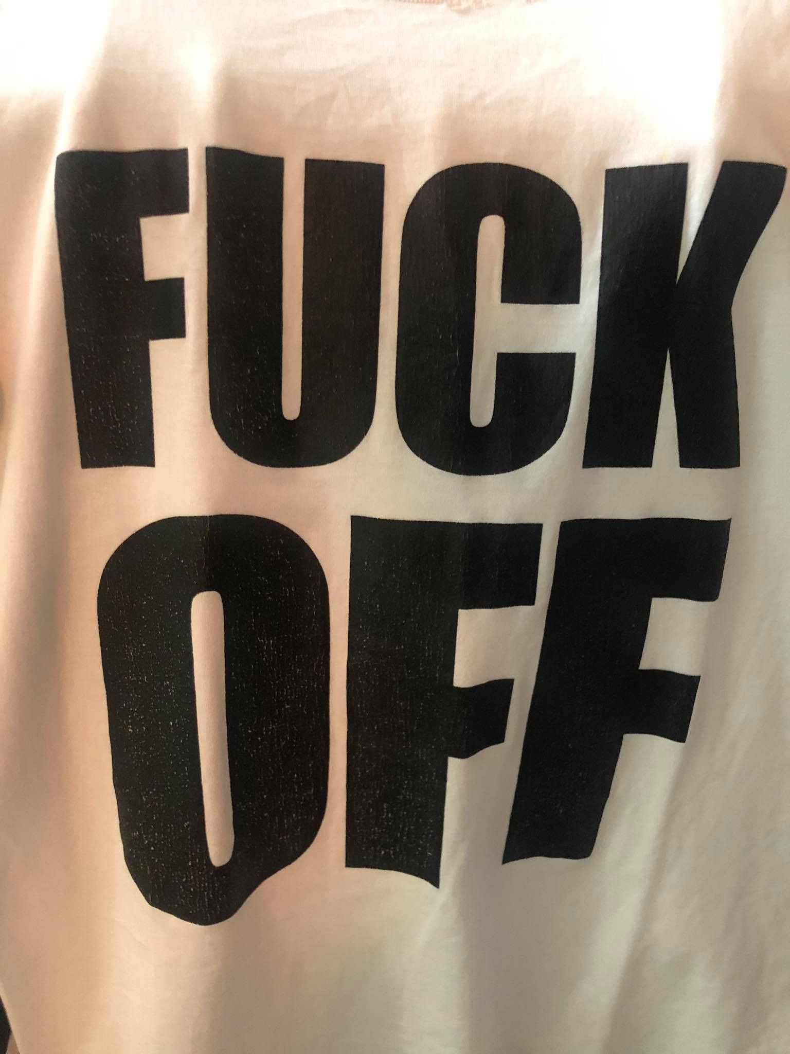 number(n)ine ナンバーナイン ガンズ期 名作FUCK OFFTシャツ