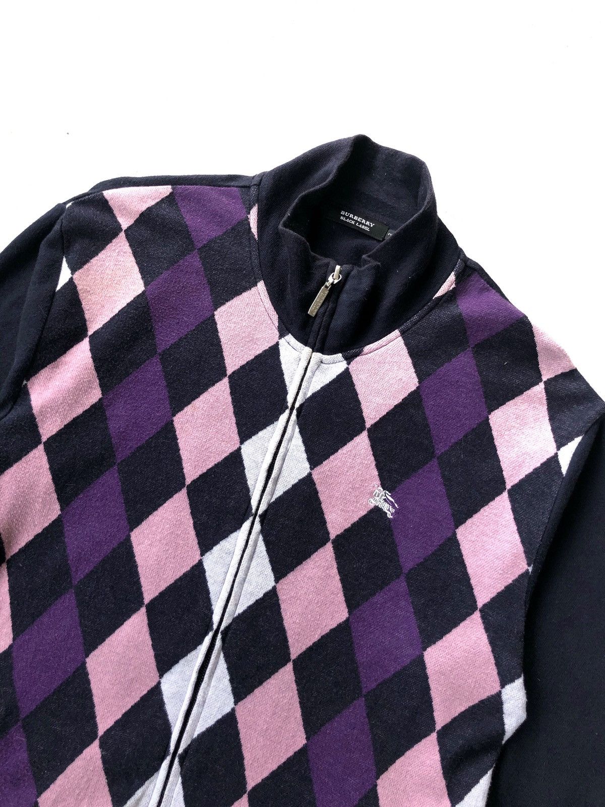 Burberry Vintage Burberry London Diamond Cult Zipper Sweater Size US S / EU 44-46 / 1 - 3 Thumbnail