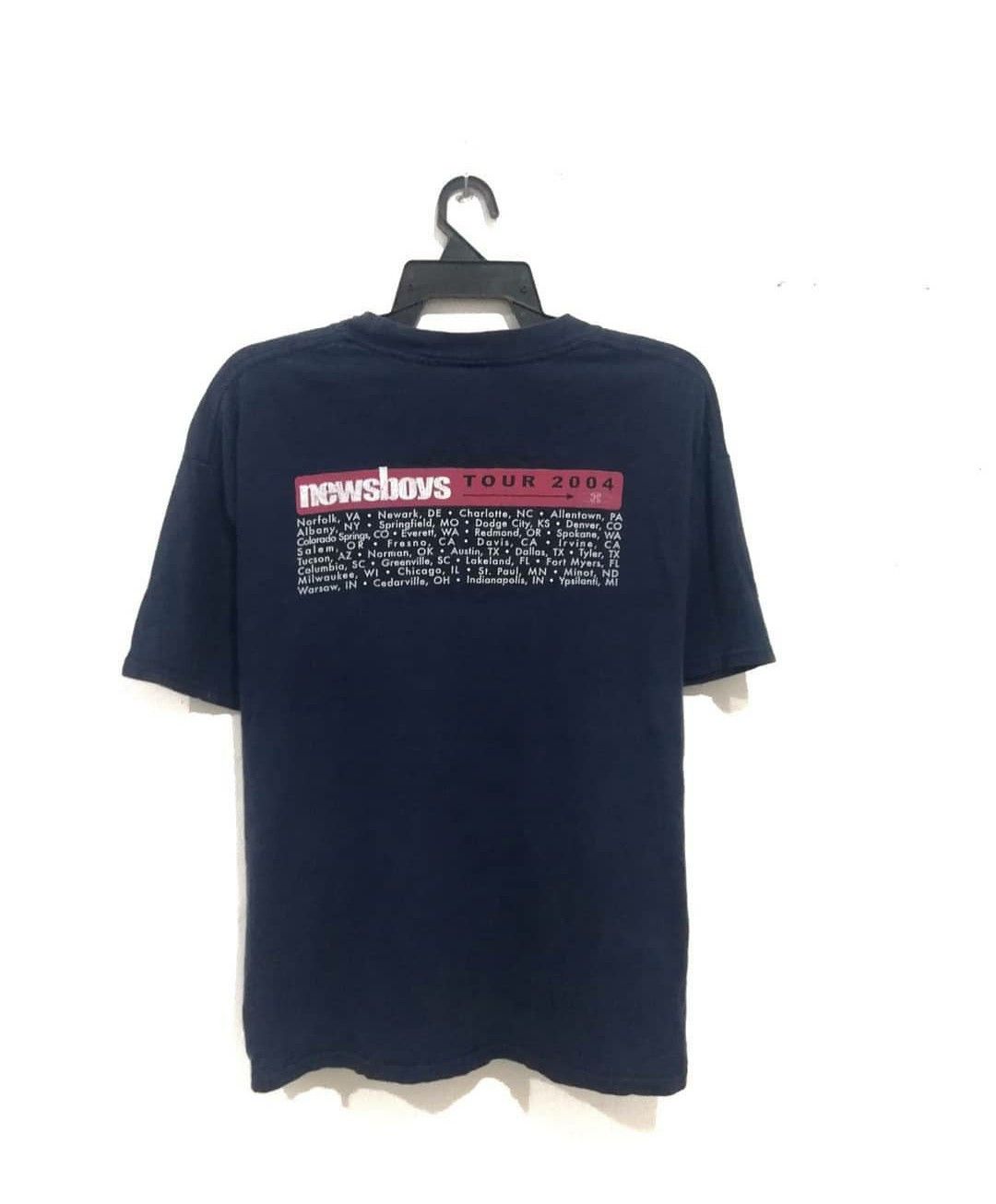 Band Tees × Vintage NEWSBOYS Adoration Tour 2004 Size US L / EU 52-54 / 3 - 2 Thumbnail