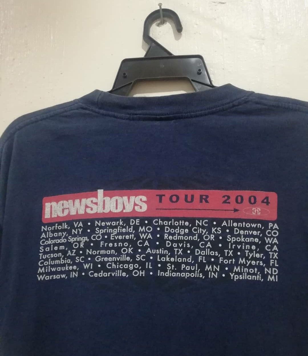 Band Tees × Vintage NEWSBOYS Adoration Tour 2004 Size US L / EU 52-54 / 3 - 4 Thumbnail