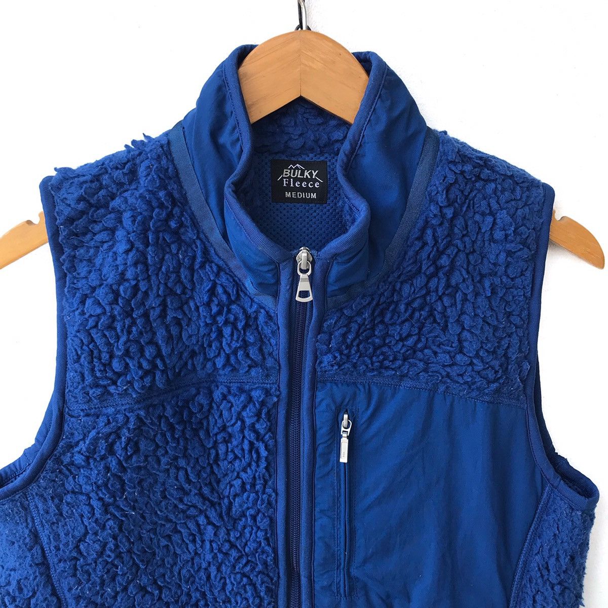 Japanese Brand Bulky Fleece Deep Pile Zipper Vest Size US M / EU 48-50 / 2 - 2 Thumbnail