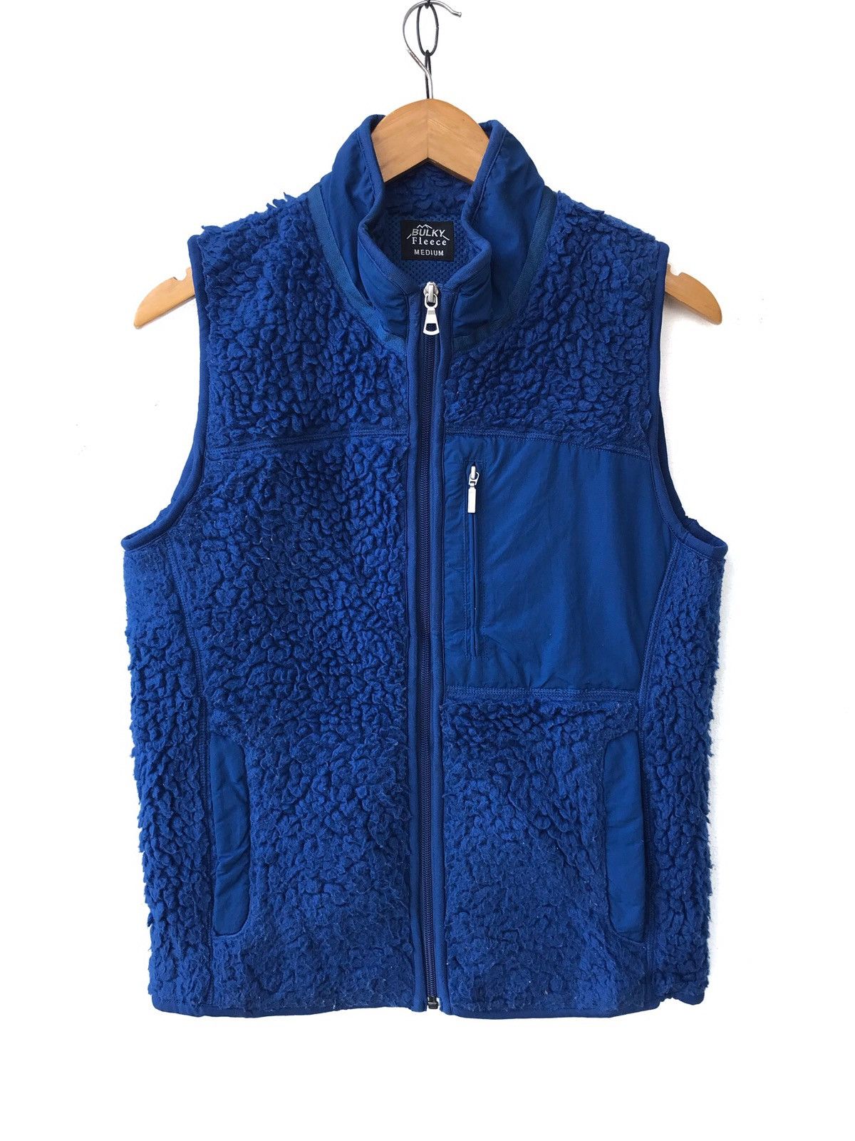 Japanese Brand Bulky Fleece Deep Pile Zipper Vest Size US M / EU 48-50 / 2 - 1 Thumbnail