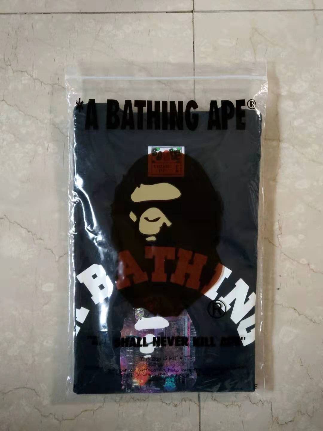 Bape BAPE Neon Tokyo College Tee Black Size US M / EU 48-50 / 2 - 2 Thumbnail