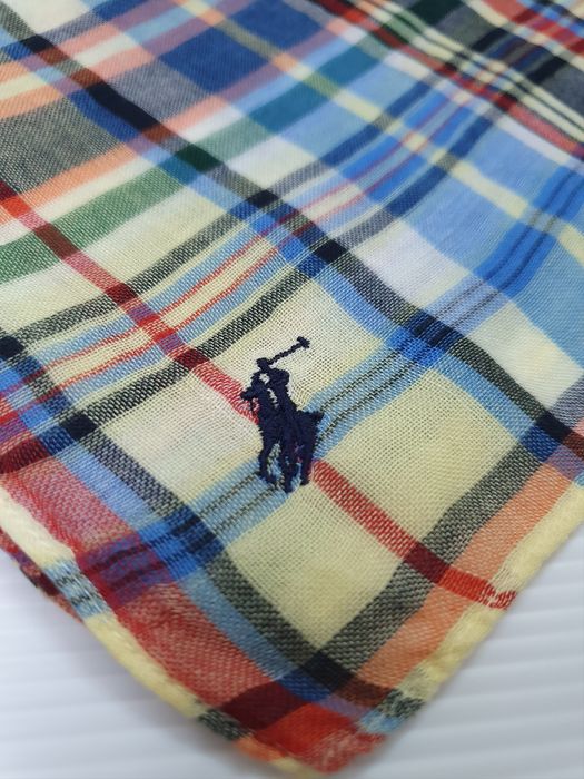 Polo Ralph Lauren PRL LOLIFE Handky bandana polo plaid square | Grailed