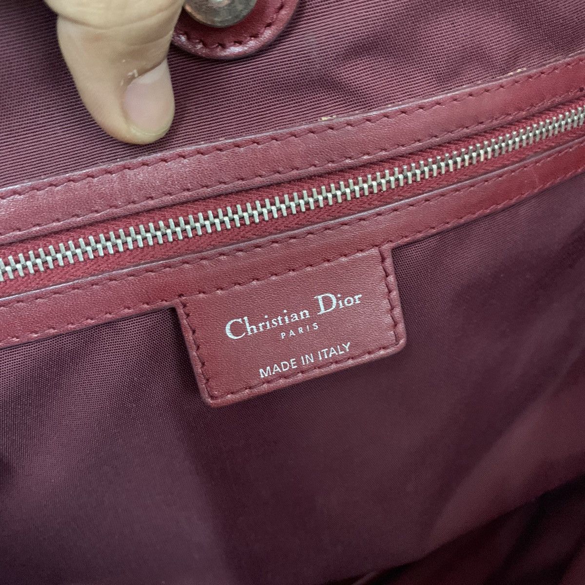 Christian Dior Monsieur Christian Dior Medium Canvas Tote Bag Size ONE SIZE - 9 Thumbnail