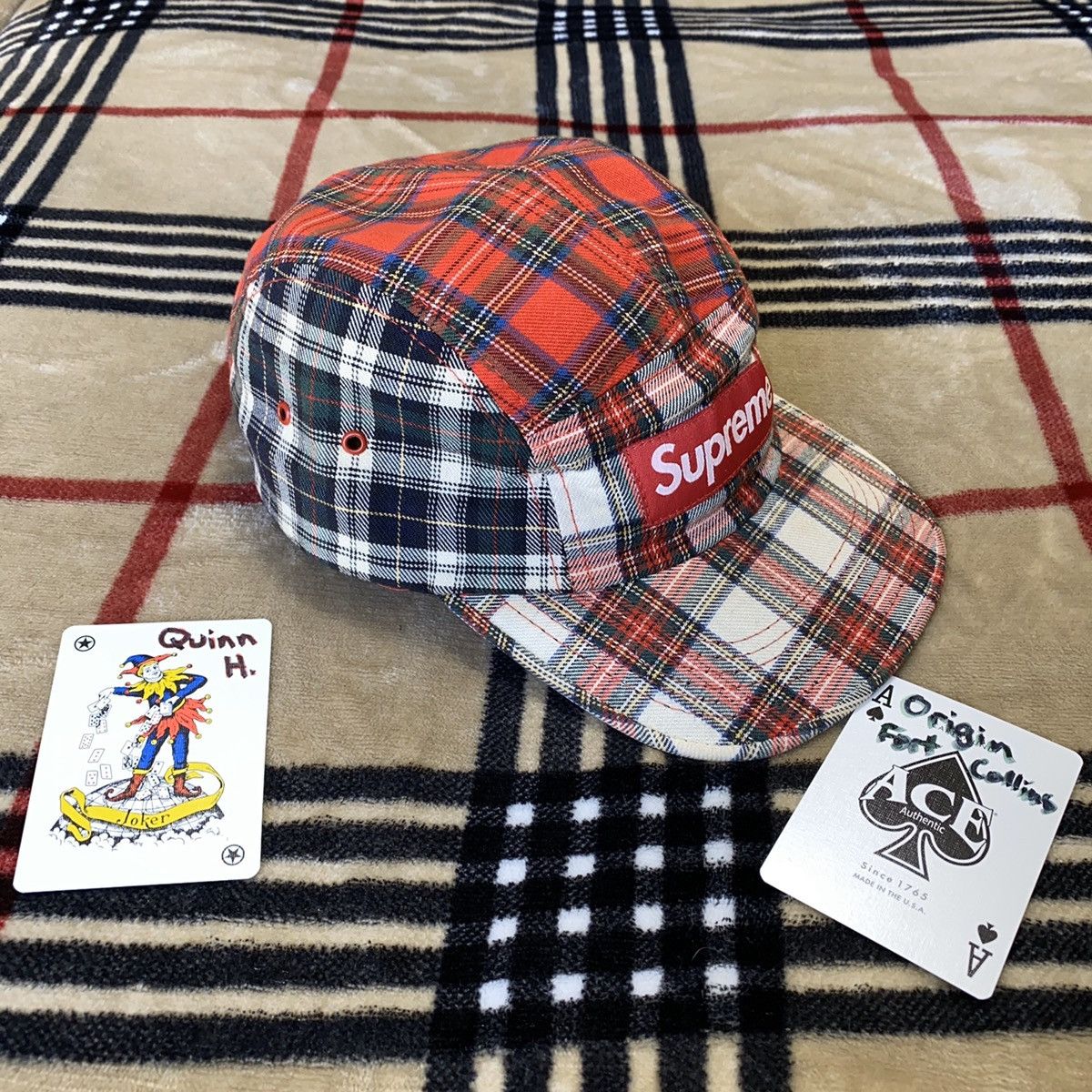 Supreme-Lochcarron-Camp-Cap-