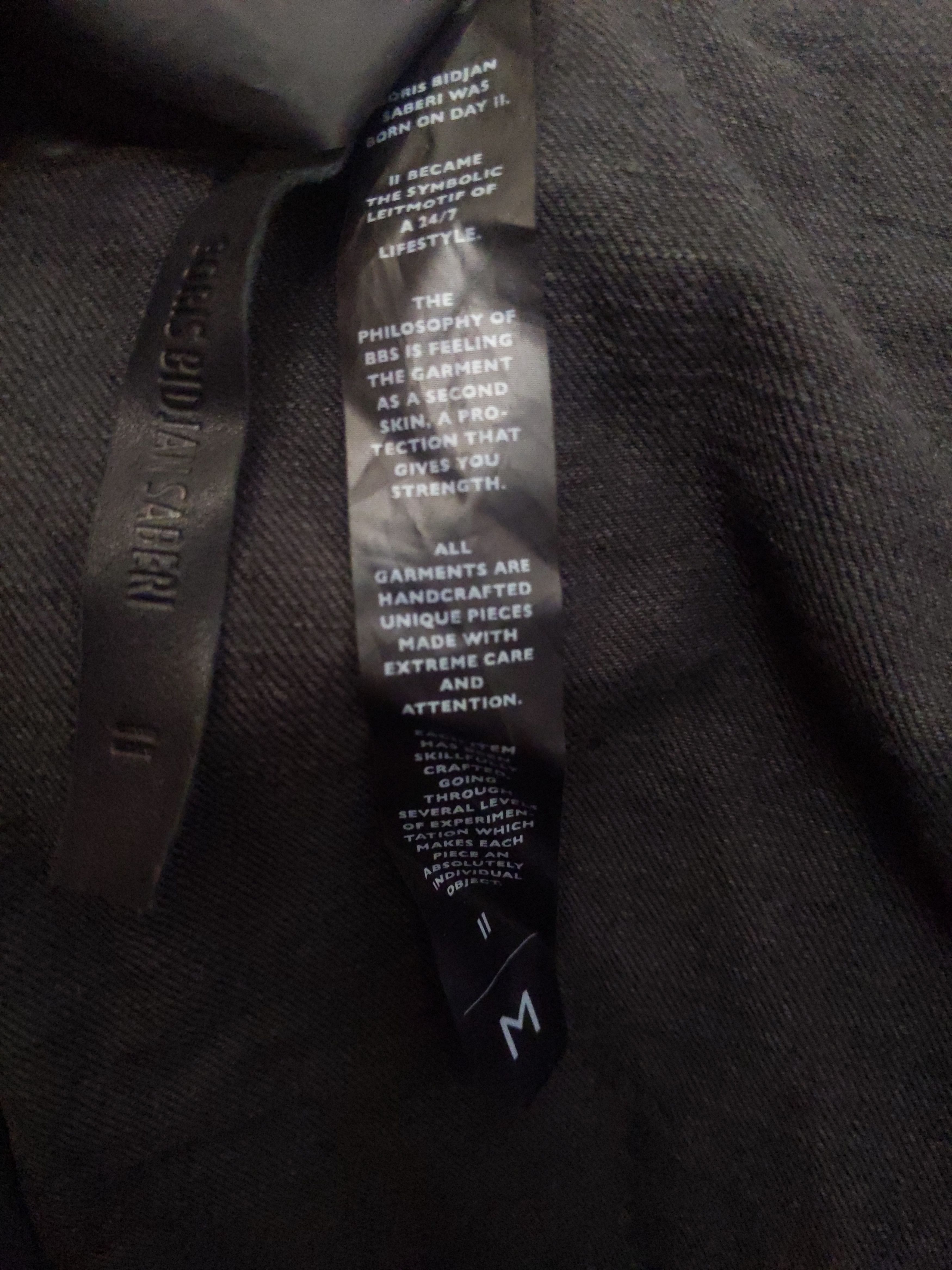 Boris Bidjan Saberi TEJANA Leather Sleeves Size US M / EU 48-50 / 2 - 6 Thumbnail