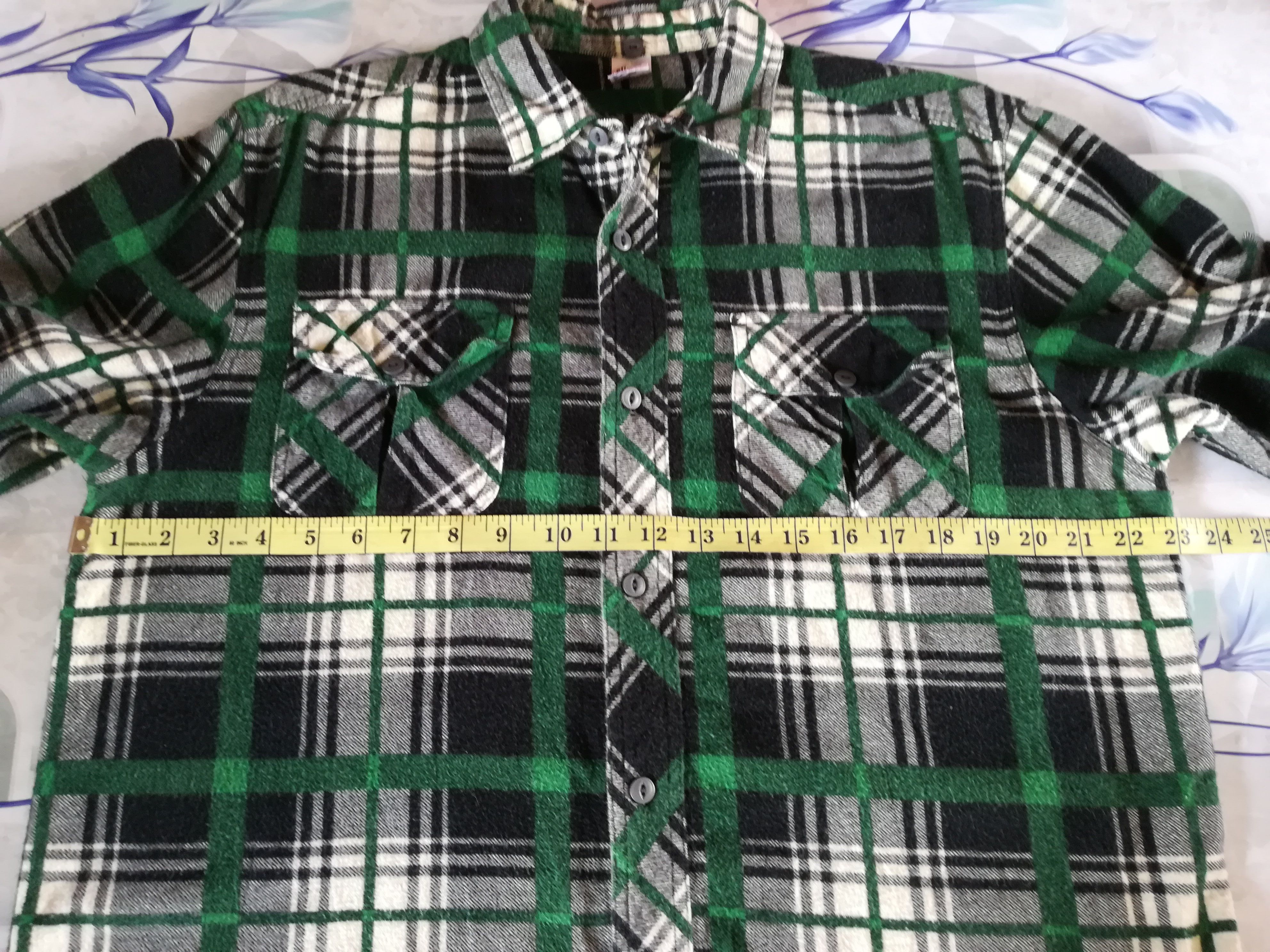 Designer × Flannel Double Pocket Checkered Flannel Size US L / EU 52-54 / 3 - 6 Thumbnail