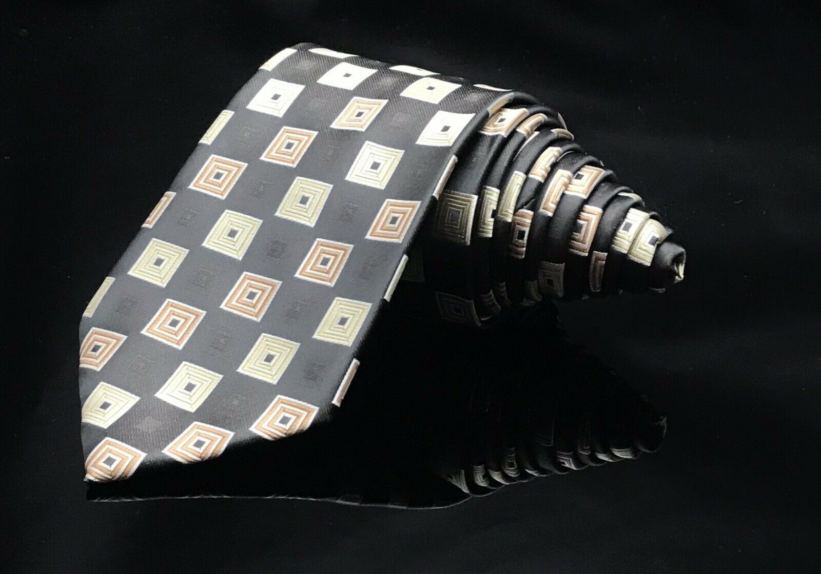 Giorgio Brutini Mens Multi Color Geometric tie