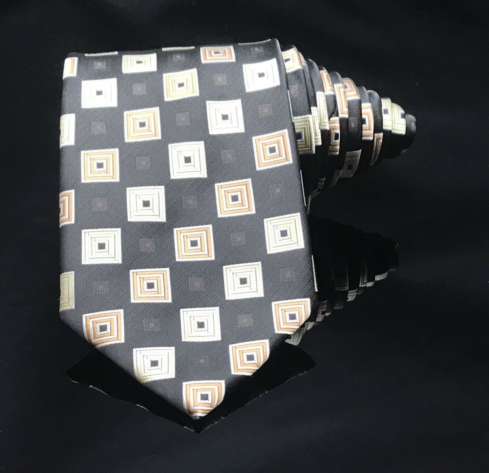 Giorgio Brutini Mens Multi Color Geometric tie