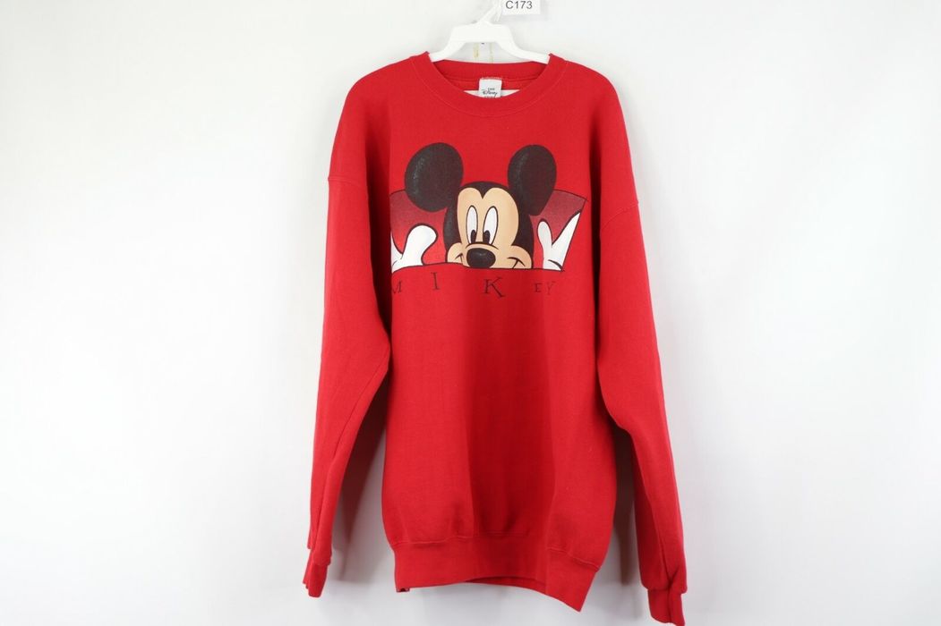 Vintage Vintage 90s Disney Mickey Mouse Spell Out Sweatshirt | Grailed