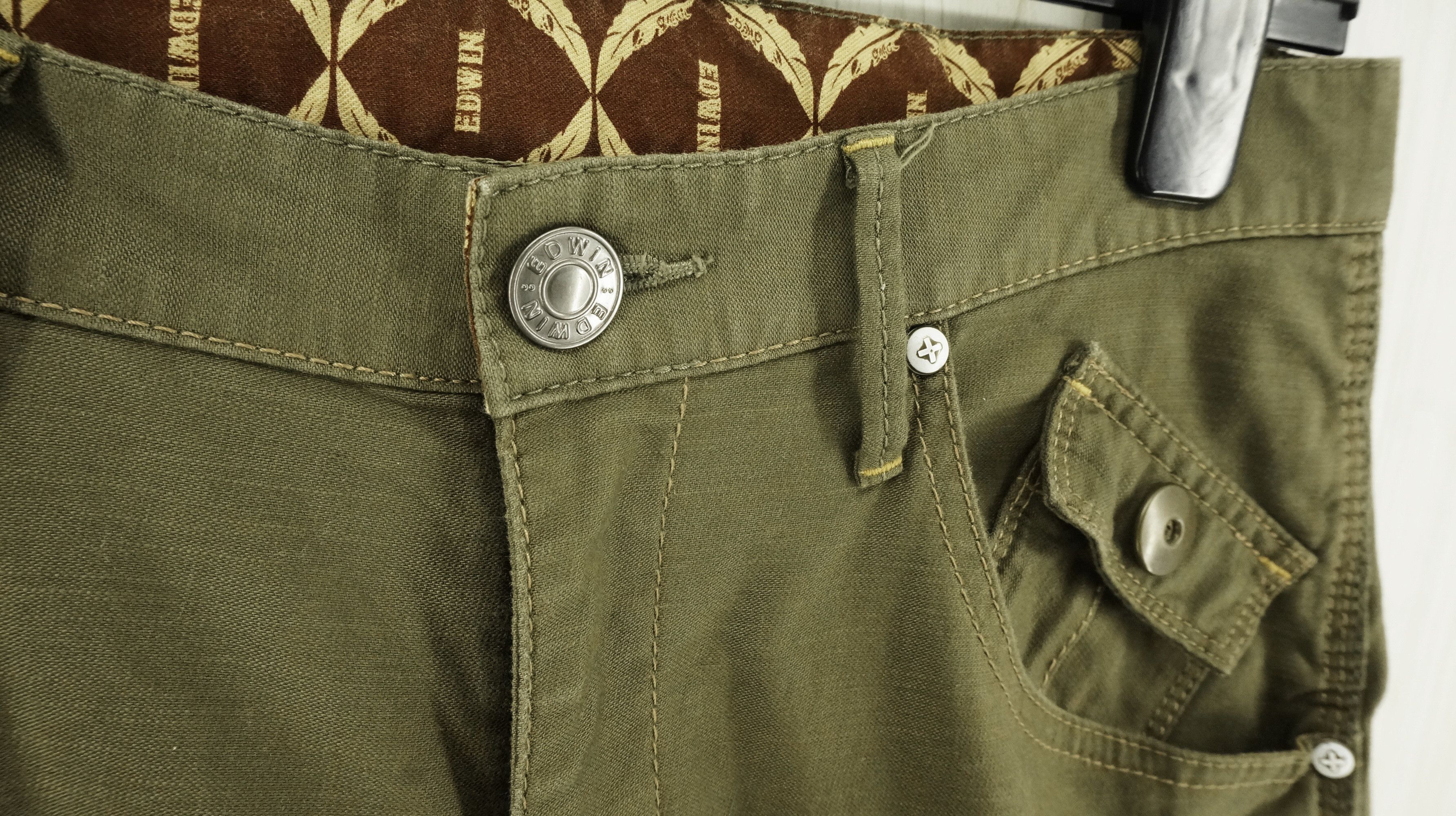 Edwin EDWIN Army Vintage Military Tactical Parachute Cargo Pants Size US 29 - 10 Thumbnail