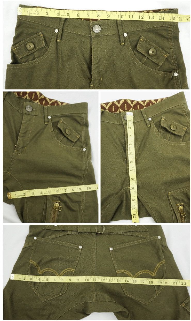 Edwin EDWIN Army Vintage Military Tactical Parachute Cargo Pants Size US 29 - 11 Thumbnail