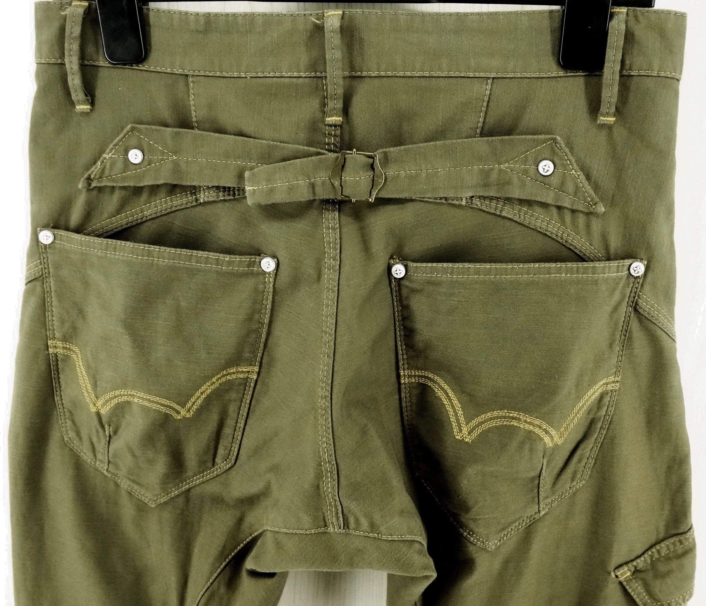 Edwin EDWIN Army Vintage Military Tactical Parachute Cargo Pants Size US 29 - 14 Thumbnail