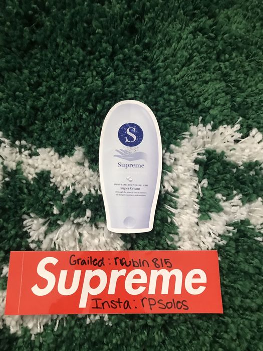 Supreme hot sale lotion sticker