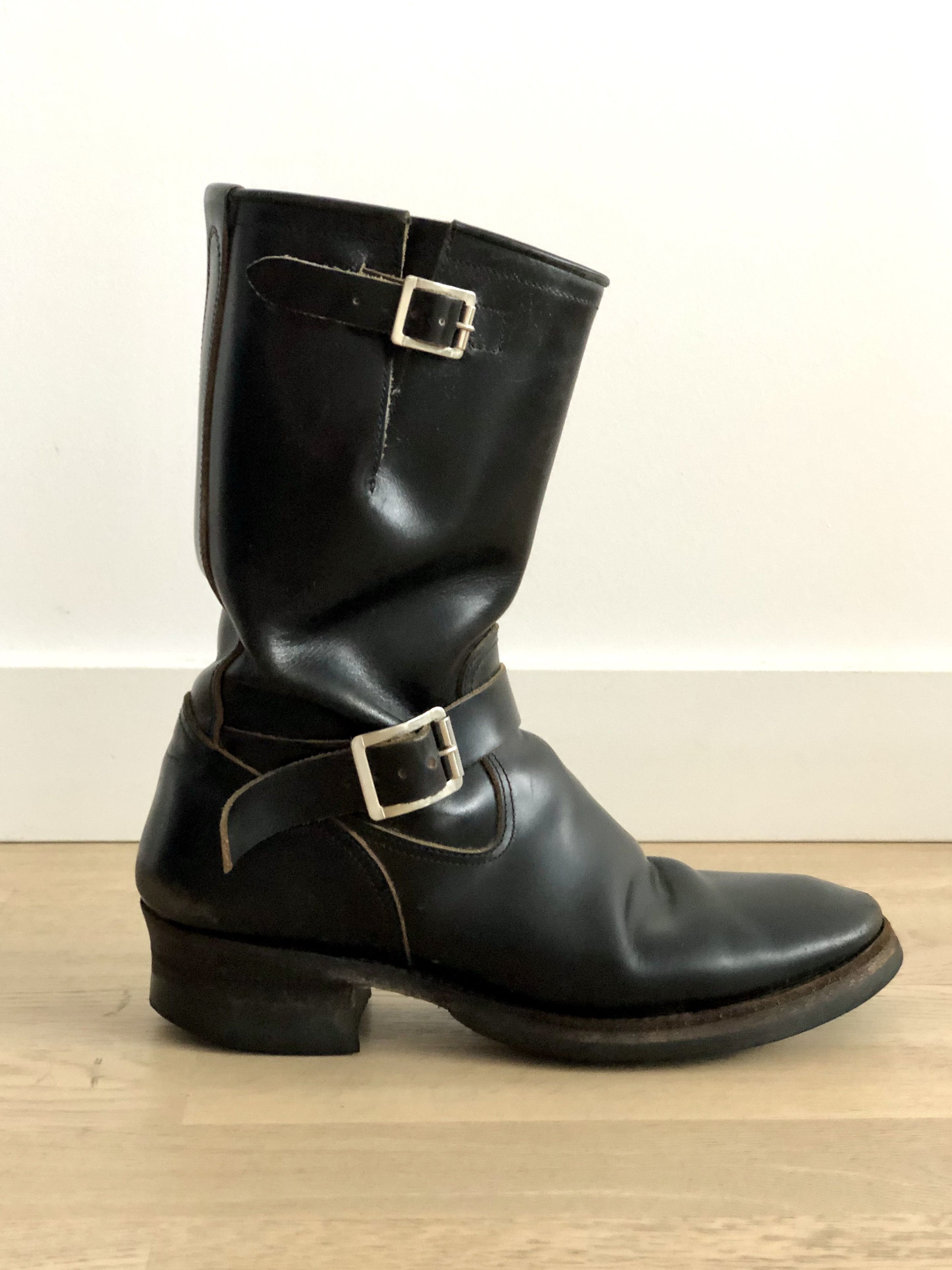 Attractions Steer Hide Engineer Boots