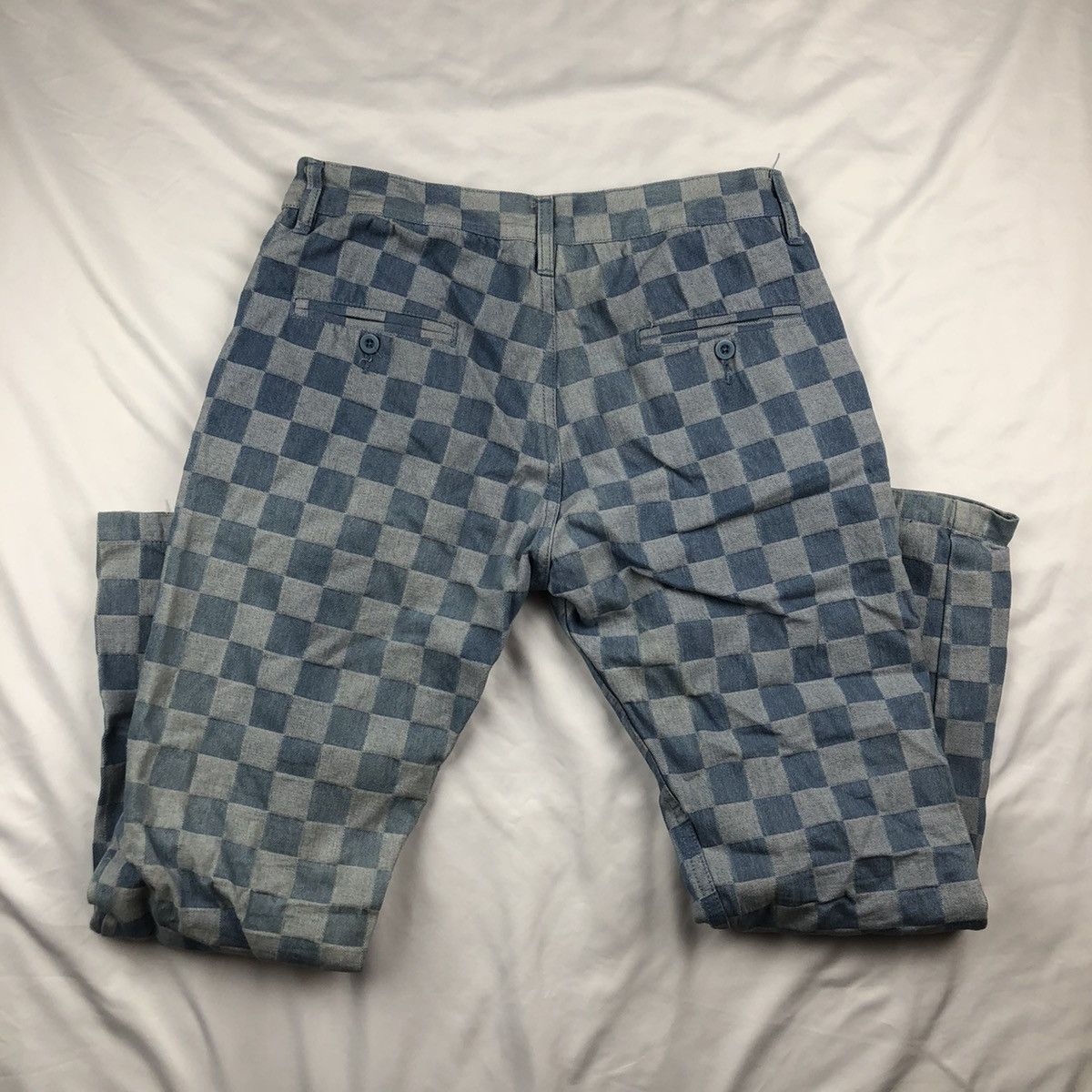 Pleasures Pleasures Checkered Men’s denim pants 32/30 Size US 32 / EU 48 - 2 Thumbnail