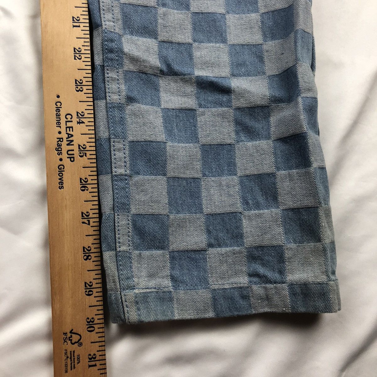 Pleasures Pleasures Checkered Men’s denim pants 32/30 Size US 32 / EU 48 - 6 Thumbnail