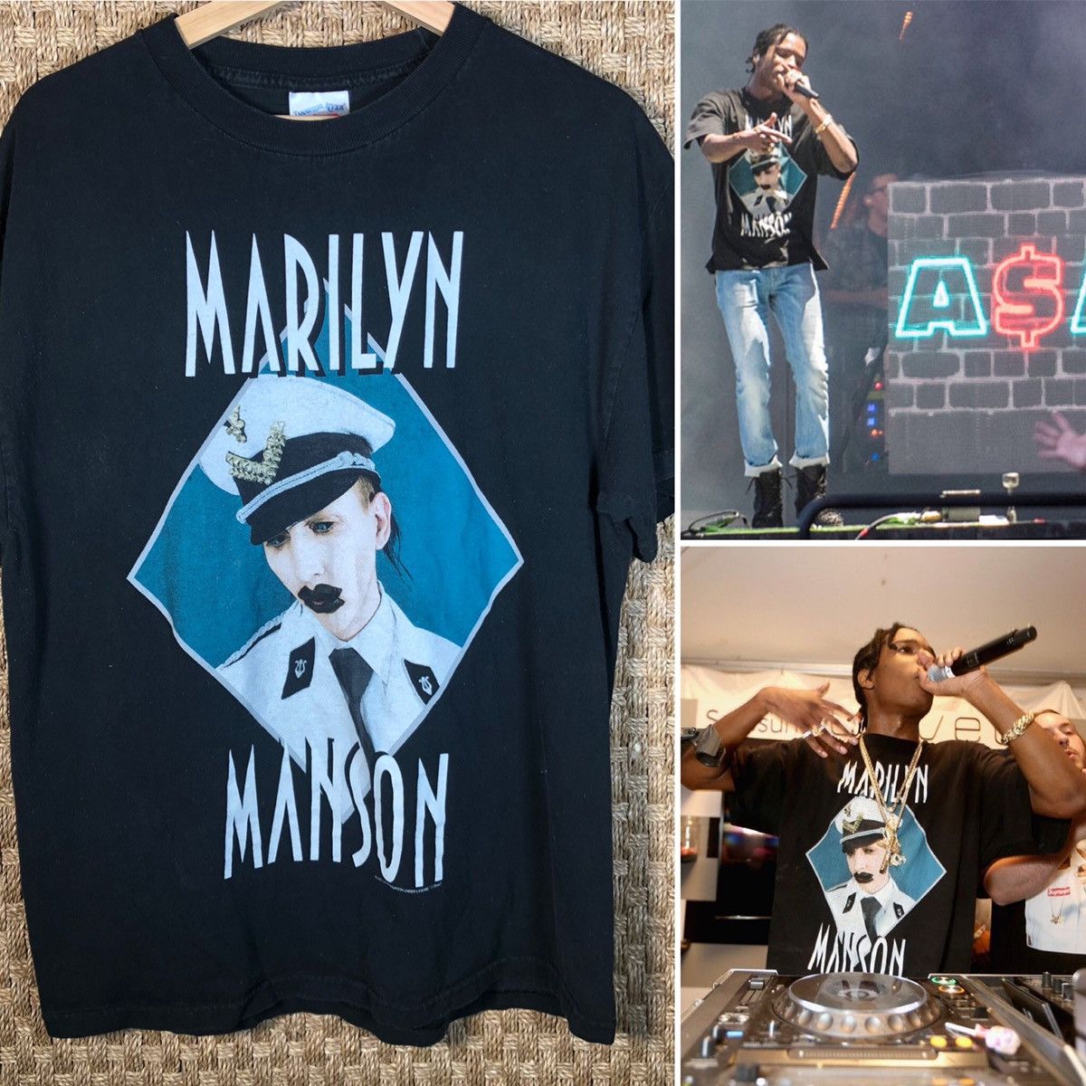 Vintage Vintage Marilyn Manson Grotesk Burlesk Shirt Seen ASAP 