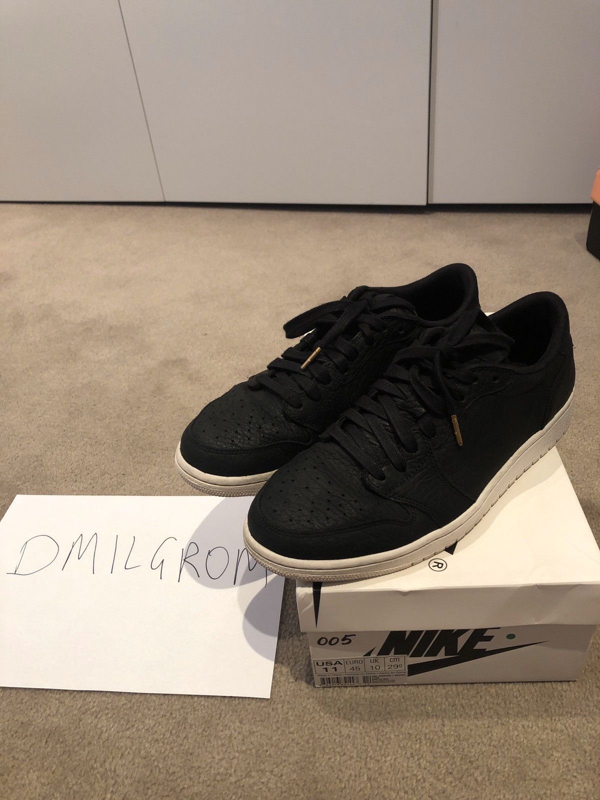 jordan 1 retro low swooshless