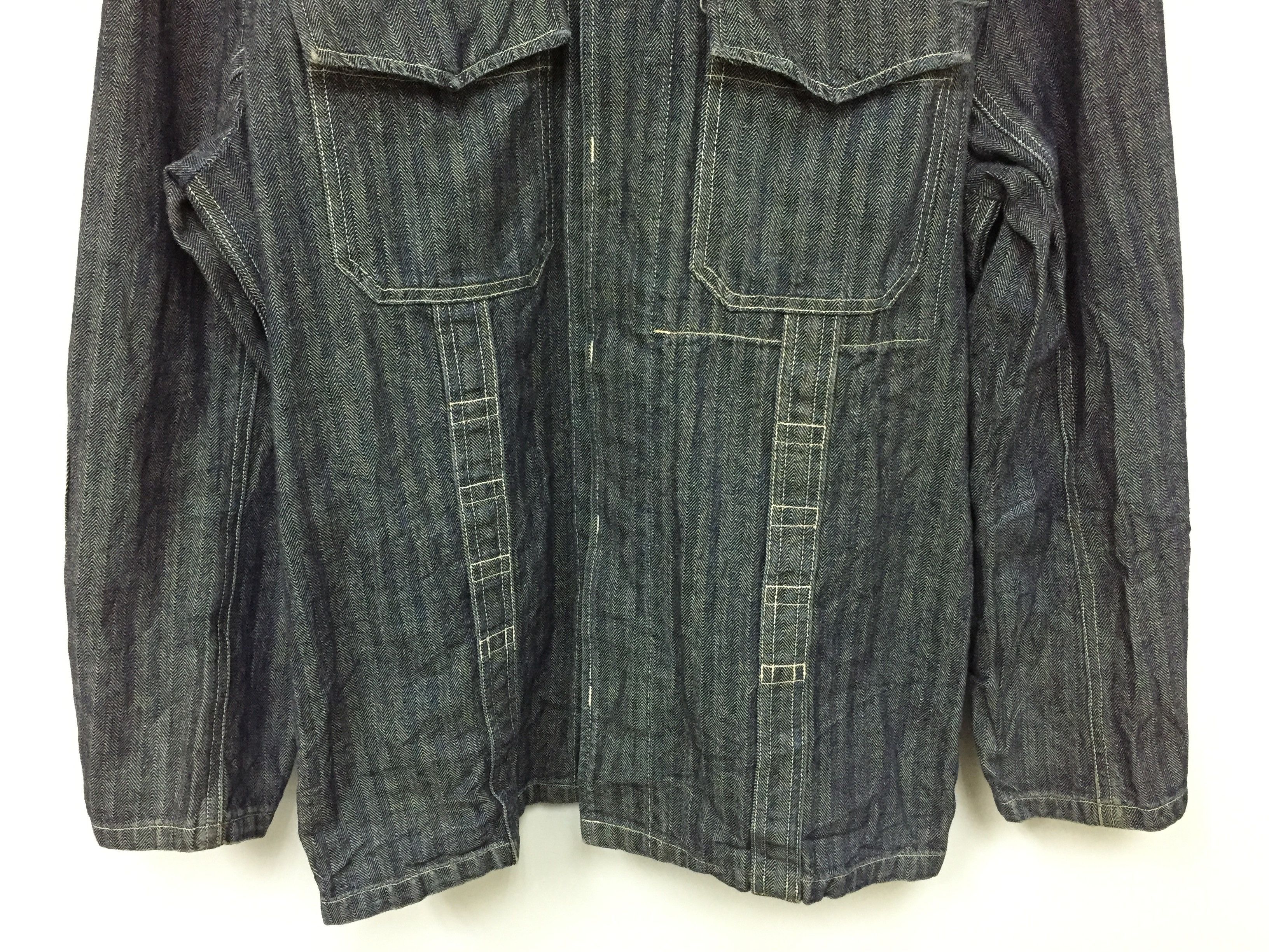 Needles × Nepenthes × South2 West8 HOGGS By Nepthenthes herringbone worker jacket Size US M / EU 48-50 / 2 - 5 Thumbnail