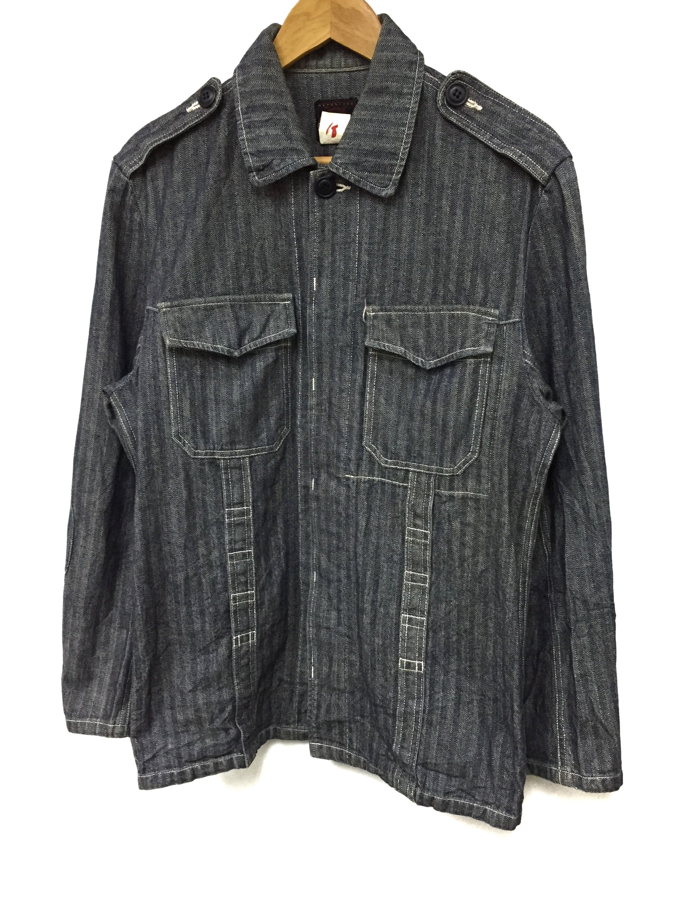 Needles × Nepenthes × South2 West8 HOGGS By Nepthenthes herringbone worker jacket Size US M / EU 48-50 / 2 - 1 Thumbnail