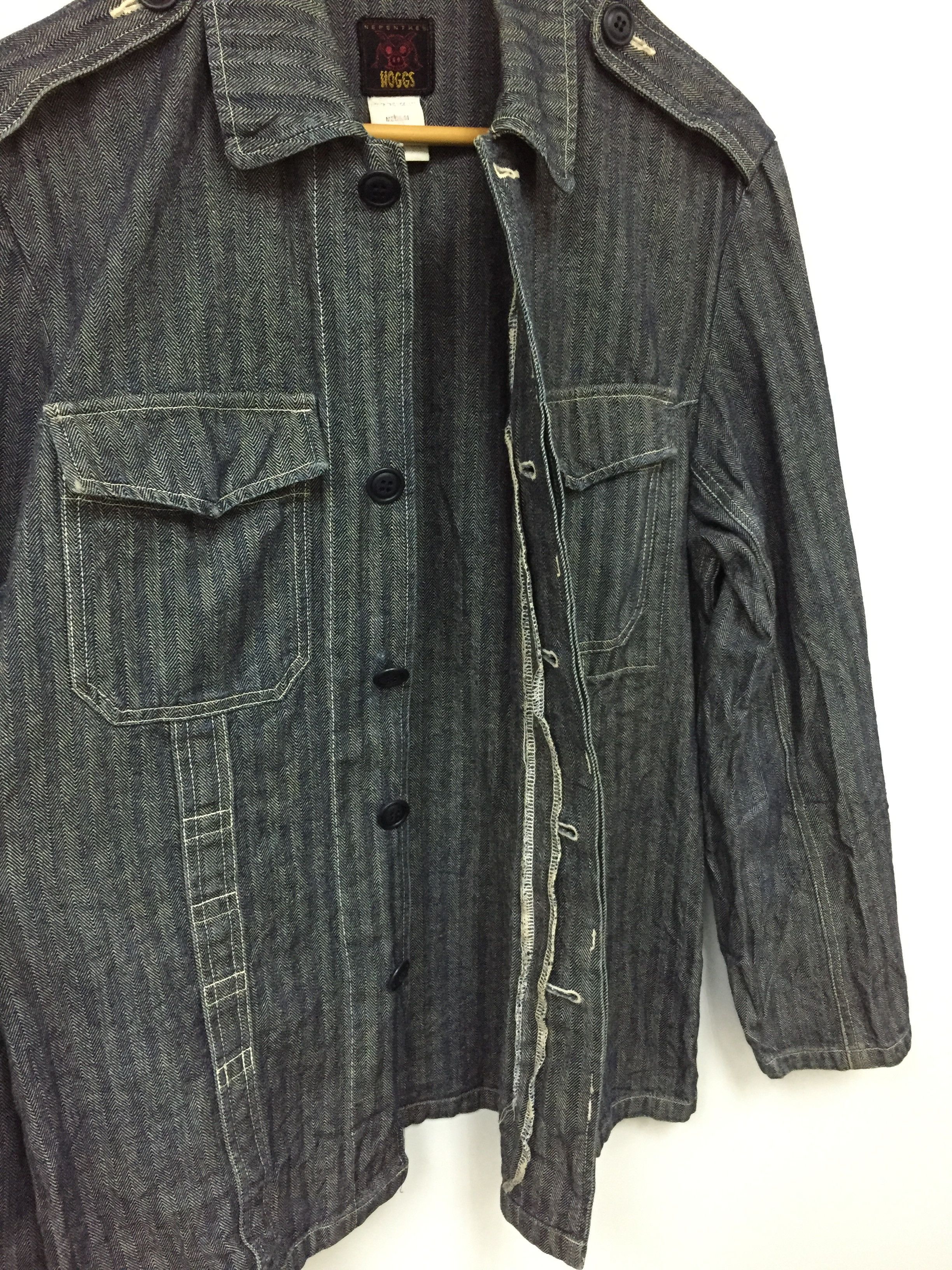 Needles × Nepenthes × South2 West8 HOGGS By Nepthenthes herringbone worker jacket Size US M / EU 48-50 / 2 - 10 Thumbnail