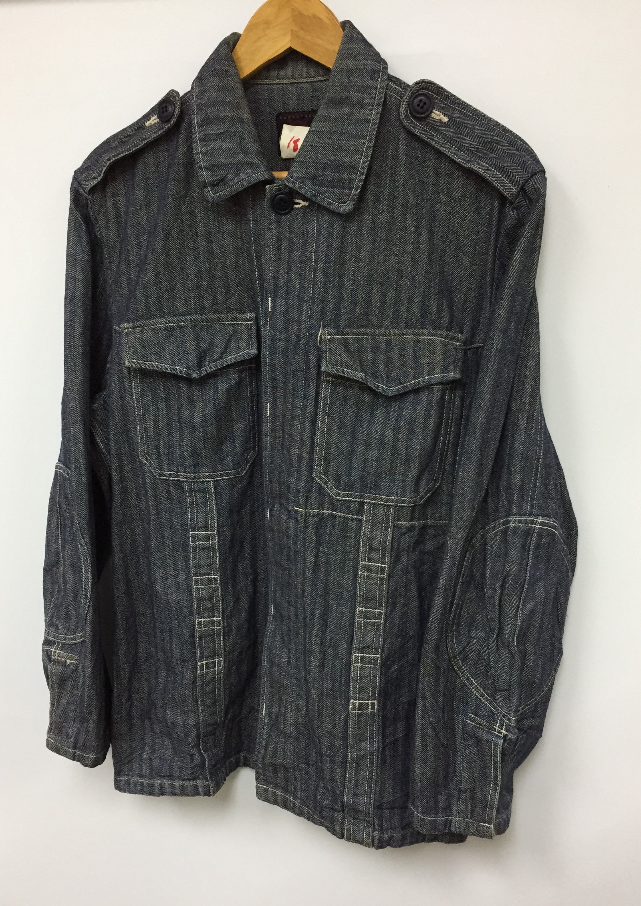 Needles × Nepenthes × South2 West8 HOGGS By Nepthenthes herringbone worker jacket Size US M / EU 48-50 / 2 - 3 Thumbnail