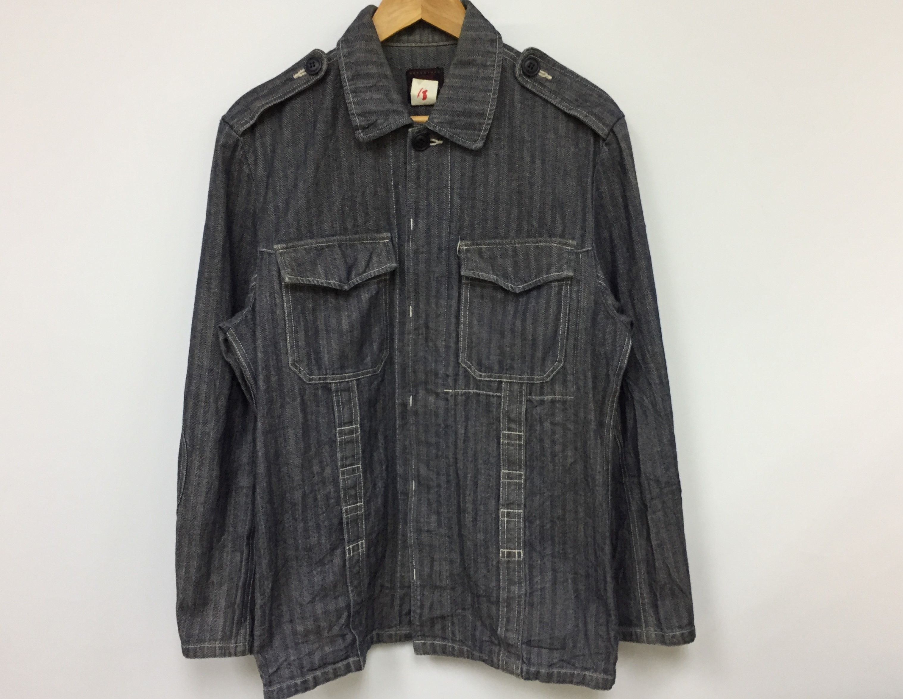 Needles × Nepenthes × South2 West8 HOGGS By Nepthenthes herringbone worker jacket Size US M / EU 48-50 / 2 - 2 Thumbnail