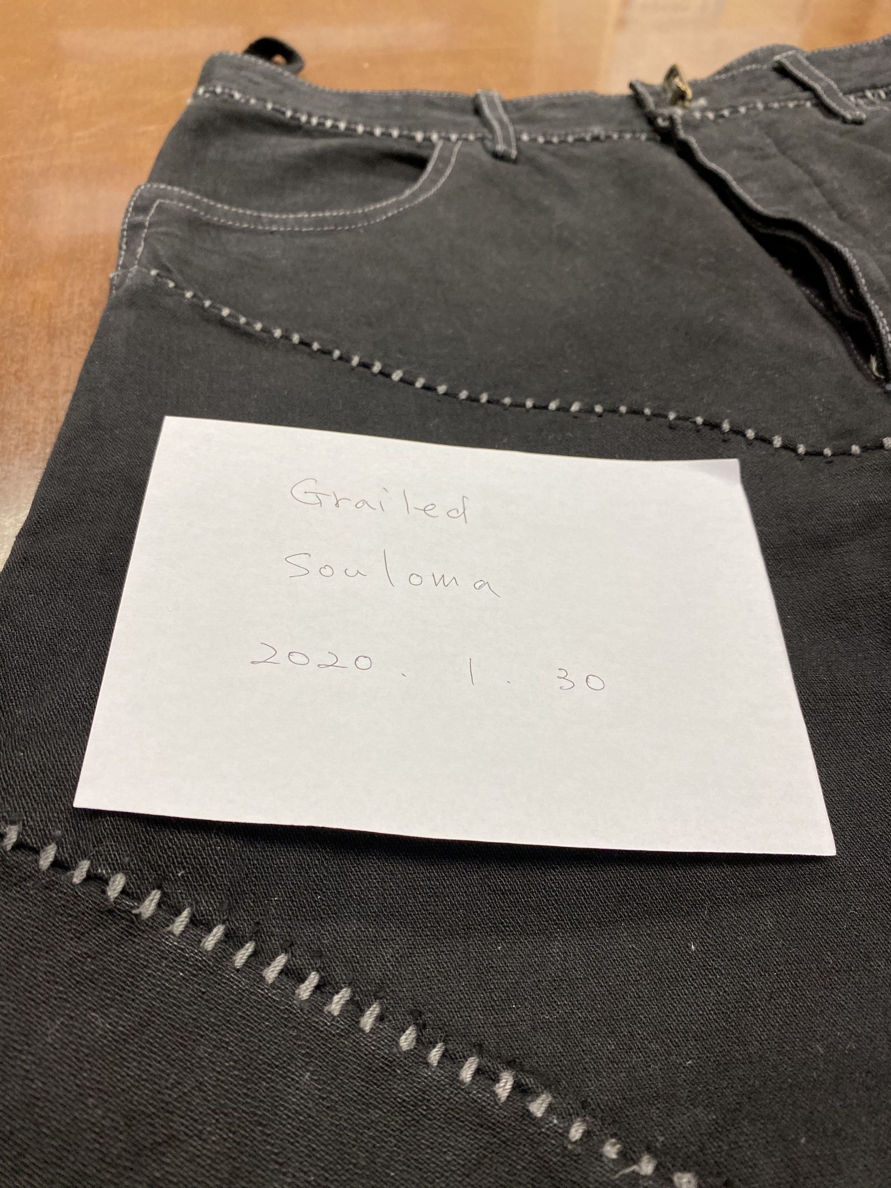 Carol Christian Poell Carol Christian Poell Spiral Overlock Jeans