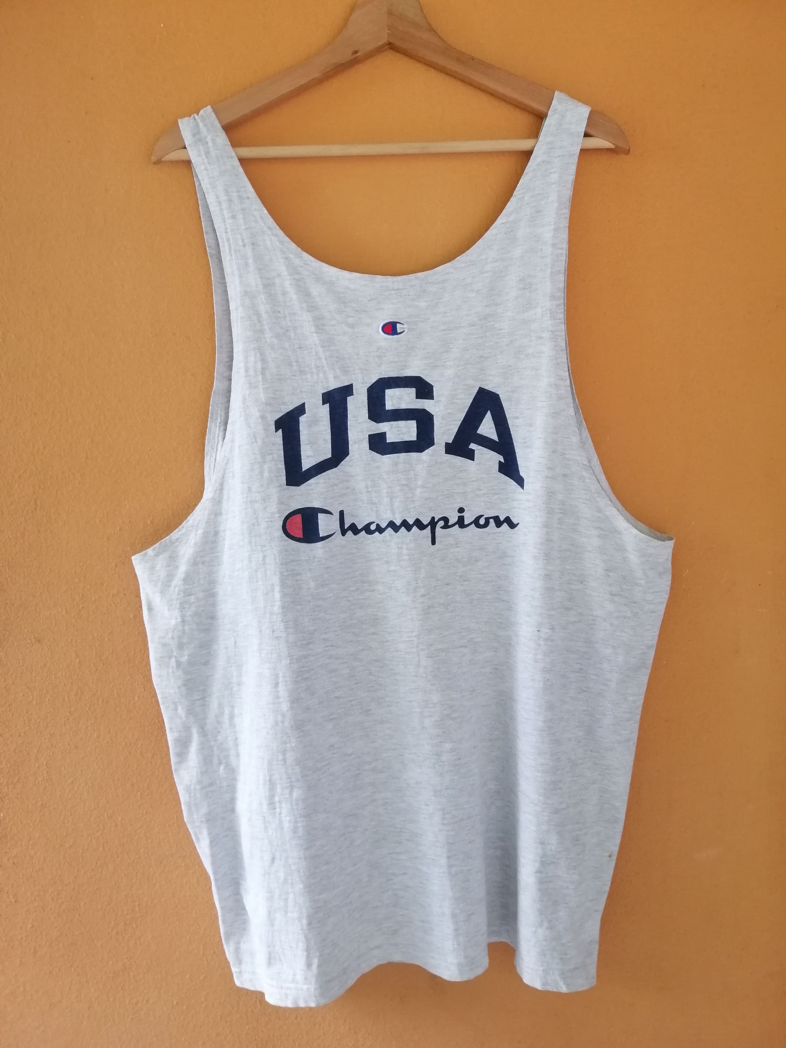 Champion Vintage Champion USA Tank Top Made in usa Size US L / EU 52-54 / 3 - 1 Thumbnail