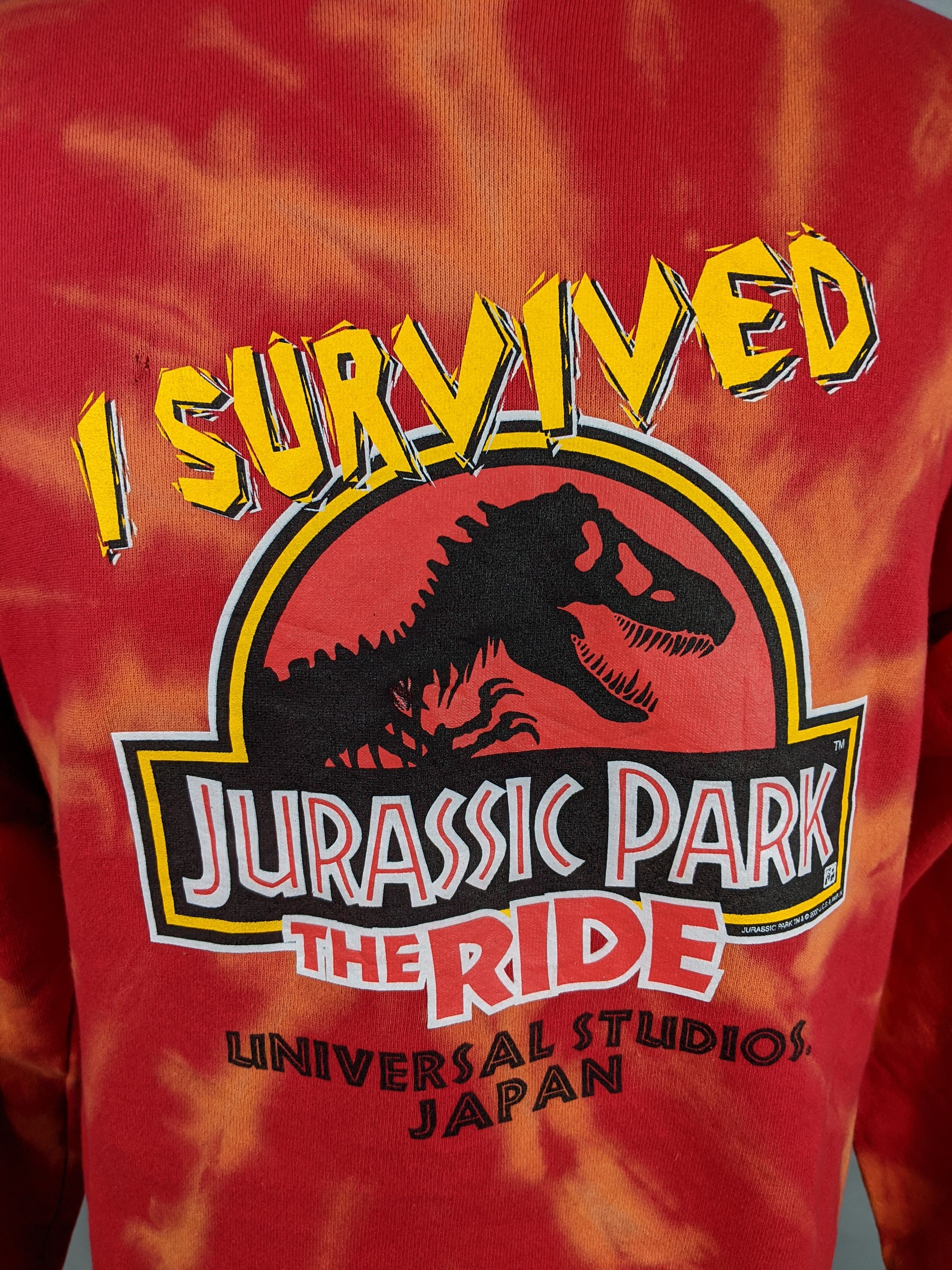 Vintage 1996 Jurassic Park Tie Dye sweatshirt