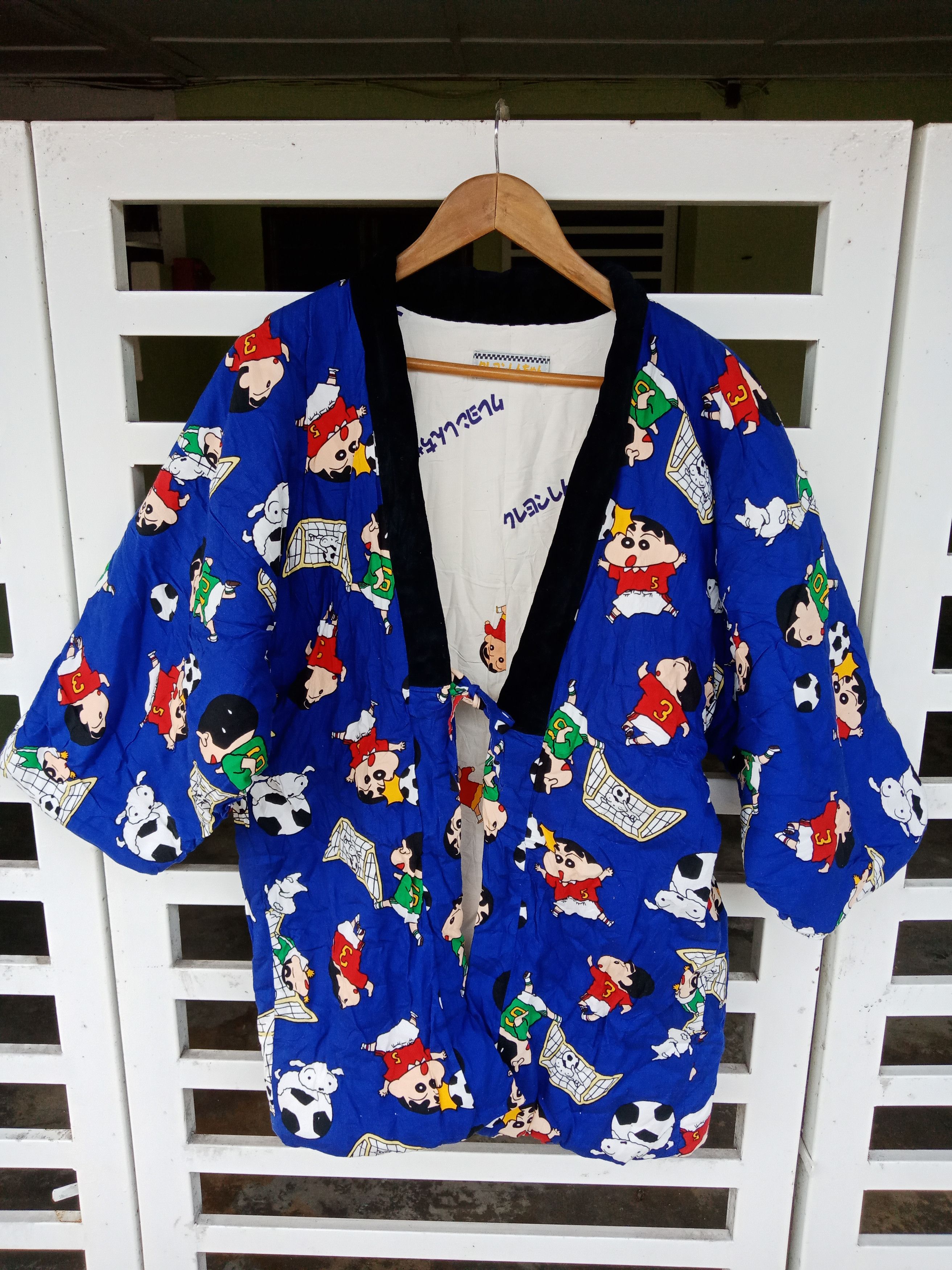 Cartoon Network Crayon Shin Chan Over Print Kimono Size US M / EU 48-50 / 2 - 2 Thumbnail