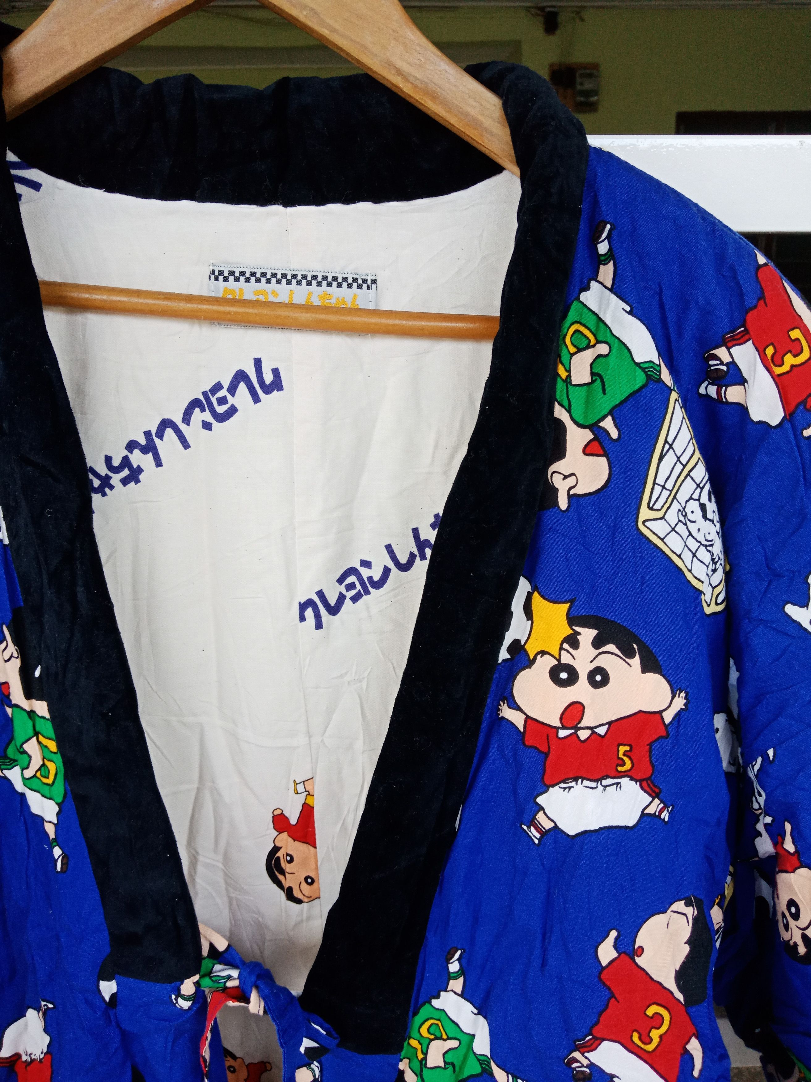 Cartoon Network Crayon Shin Chan Over Print Kimono Size US M / EU 48-50 / 2 - 6 Thumbnail