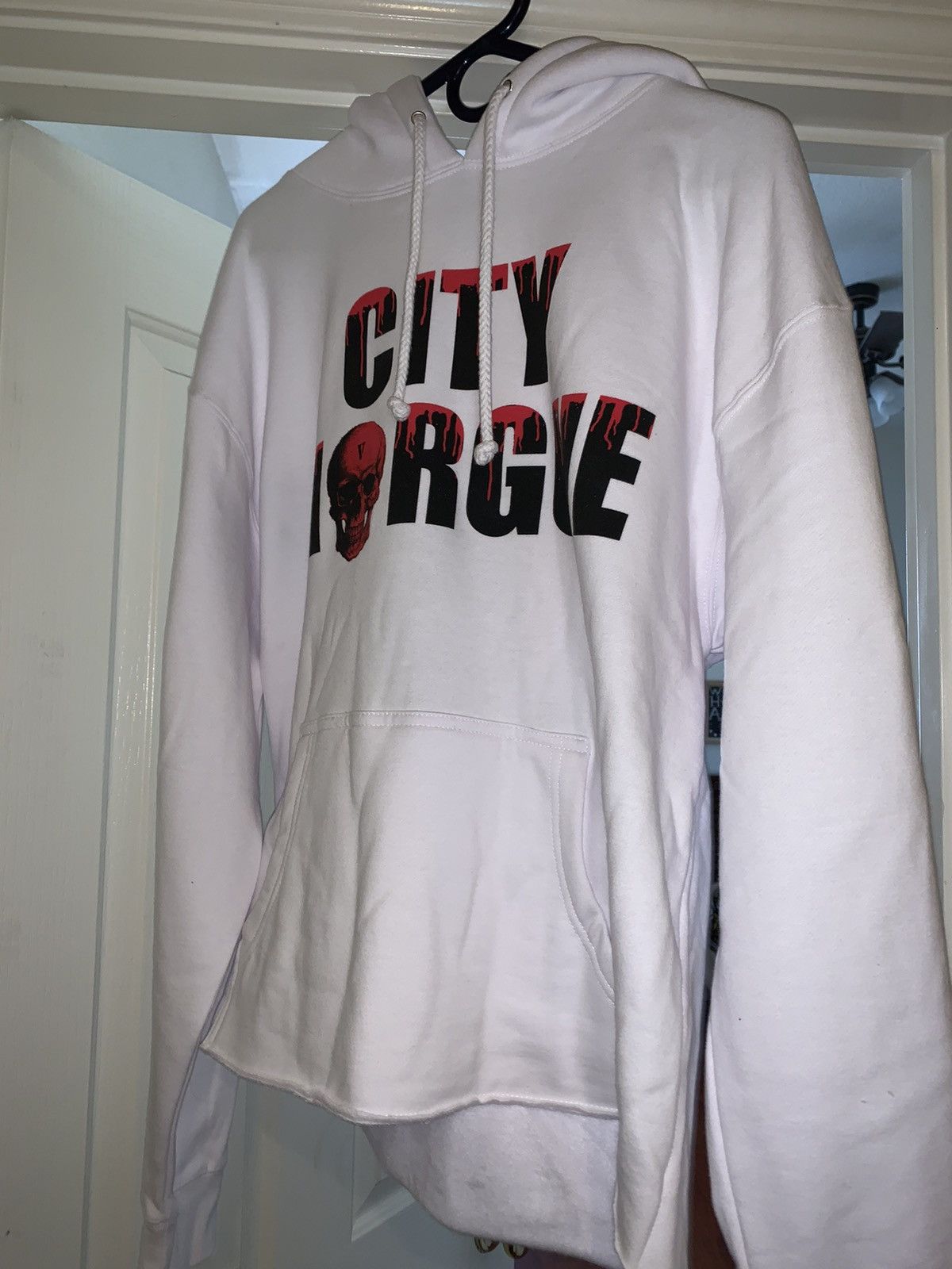 Vlone City Morgue x Vlone White Hoodie Size US L / EU 52-54 / 3 - 2 Preview