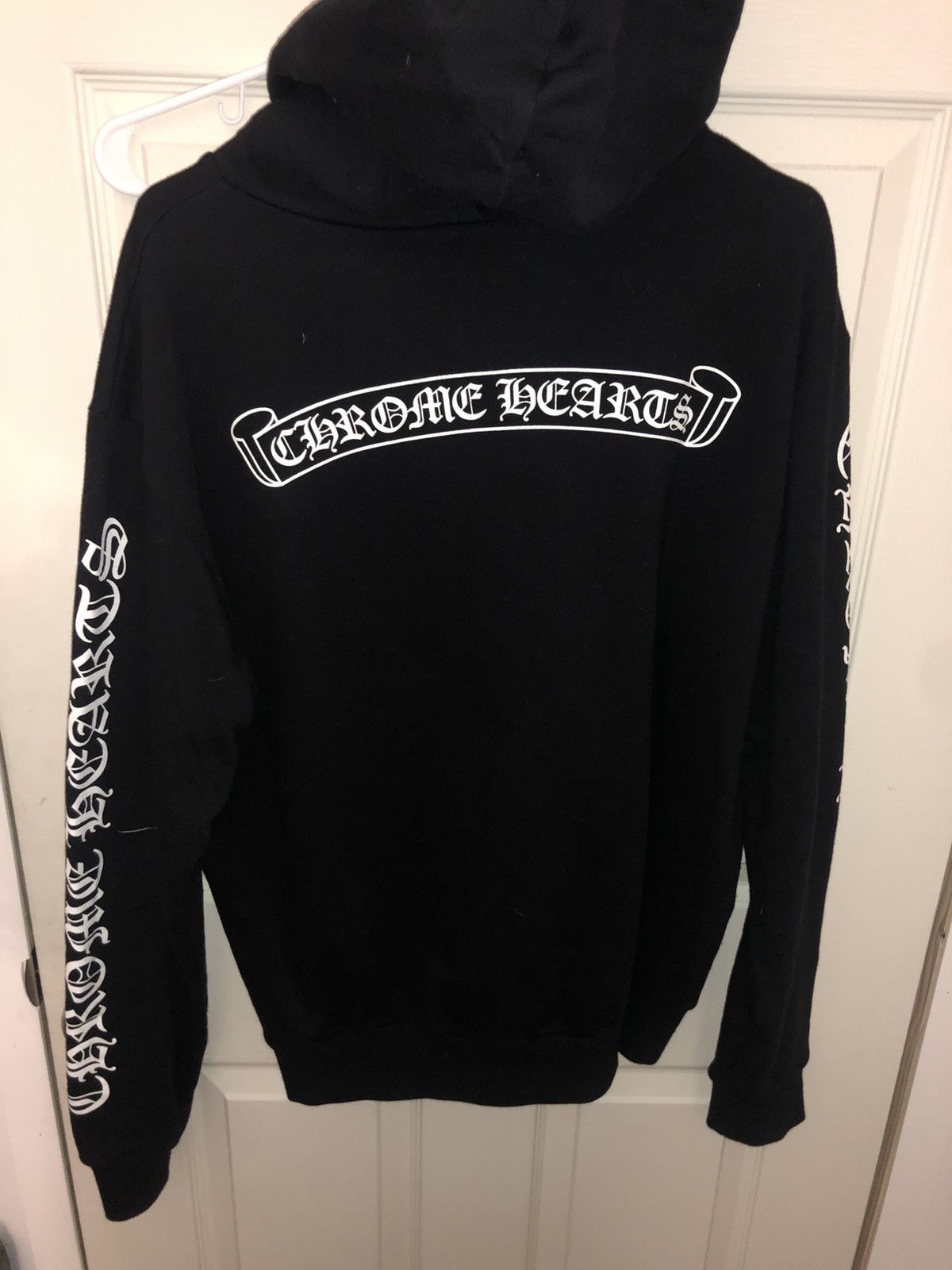 Chrome hearts scroll hoodie